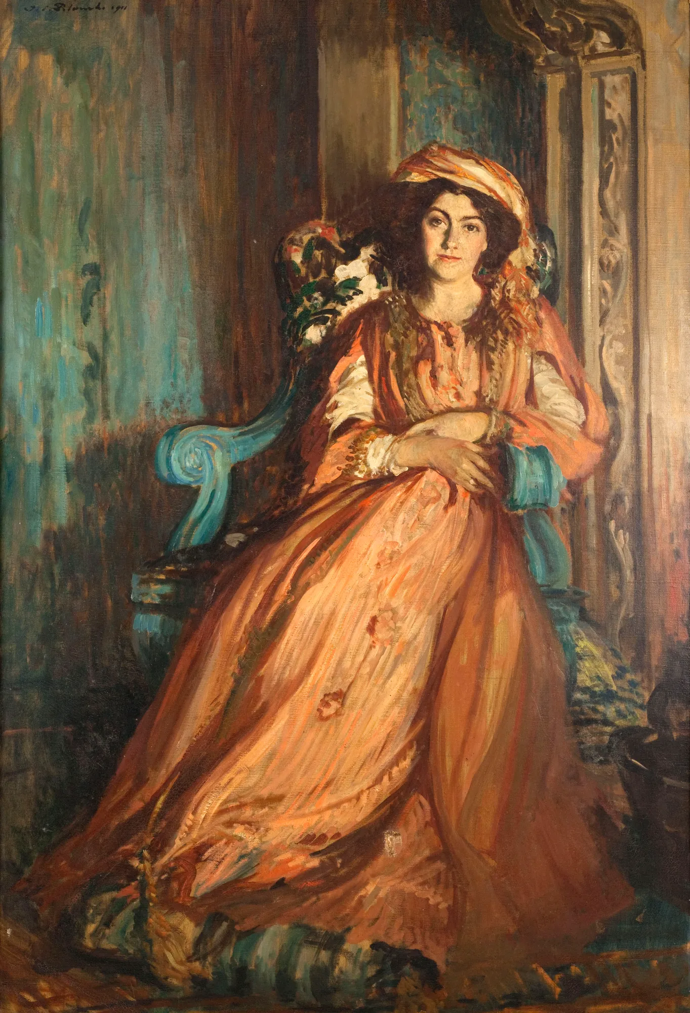 Portrait of Mabel Dodge at the Villa Curonia