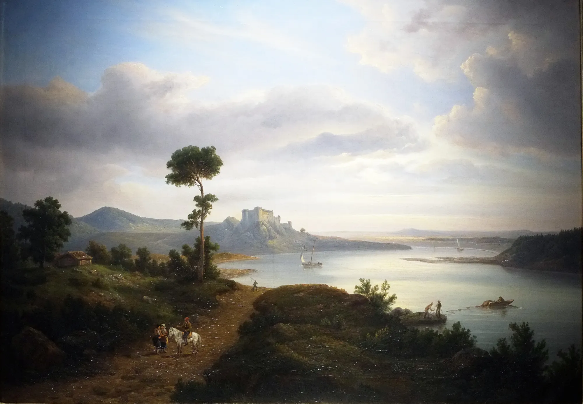 Northern Landscape with a Lake and a Castle