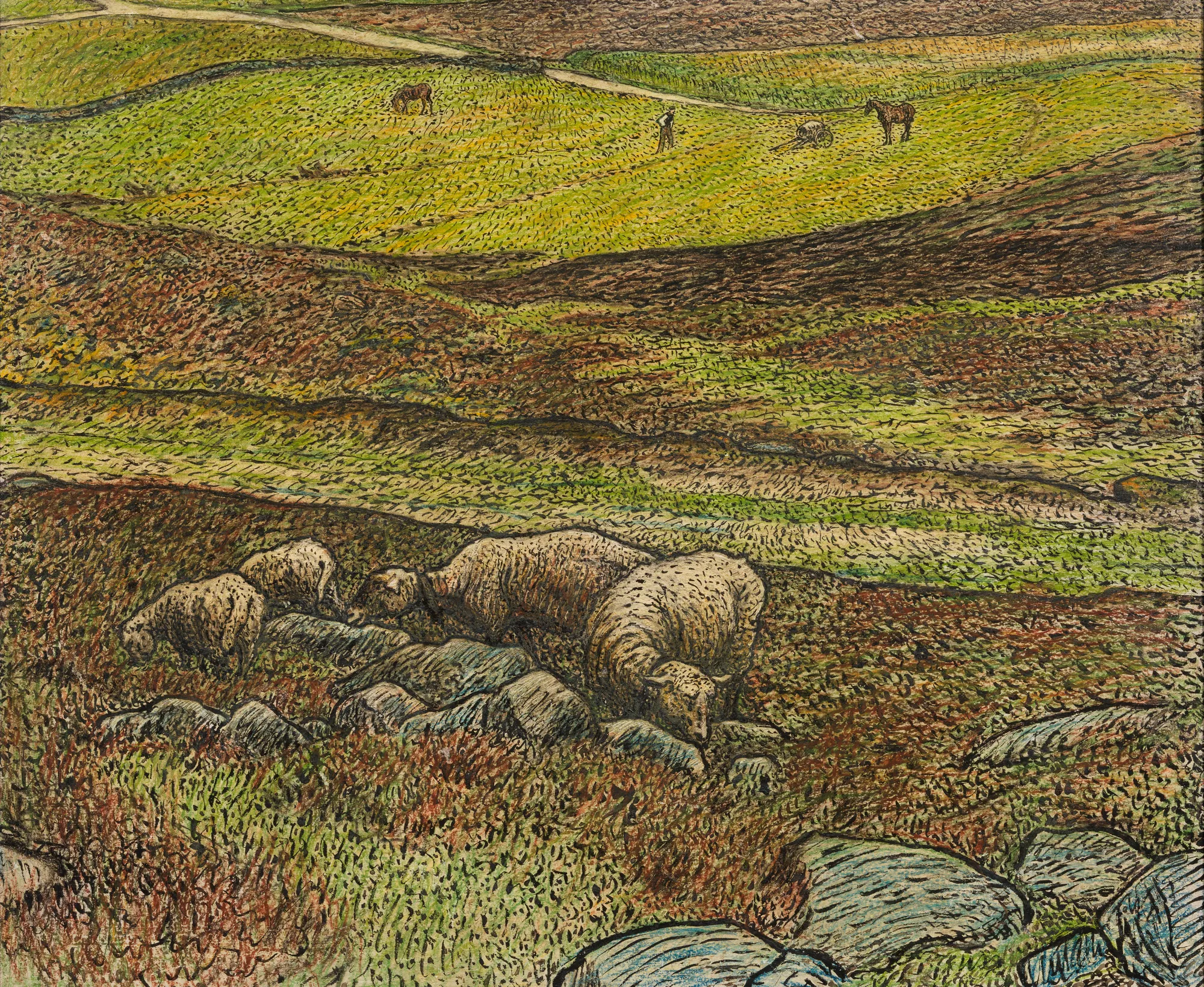 Sheep in a Dell