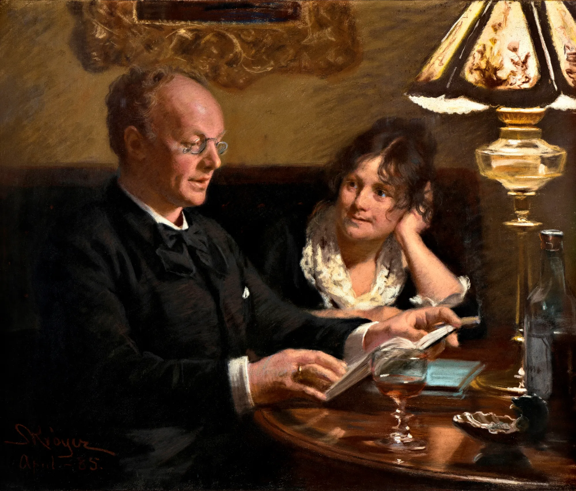 Double Portrait of Emil Poulsen and His Wife Anna