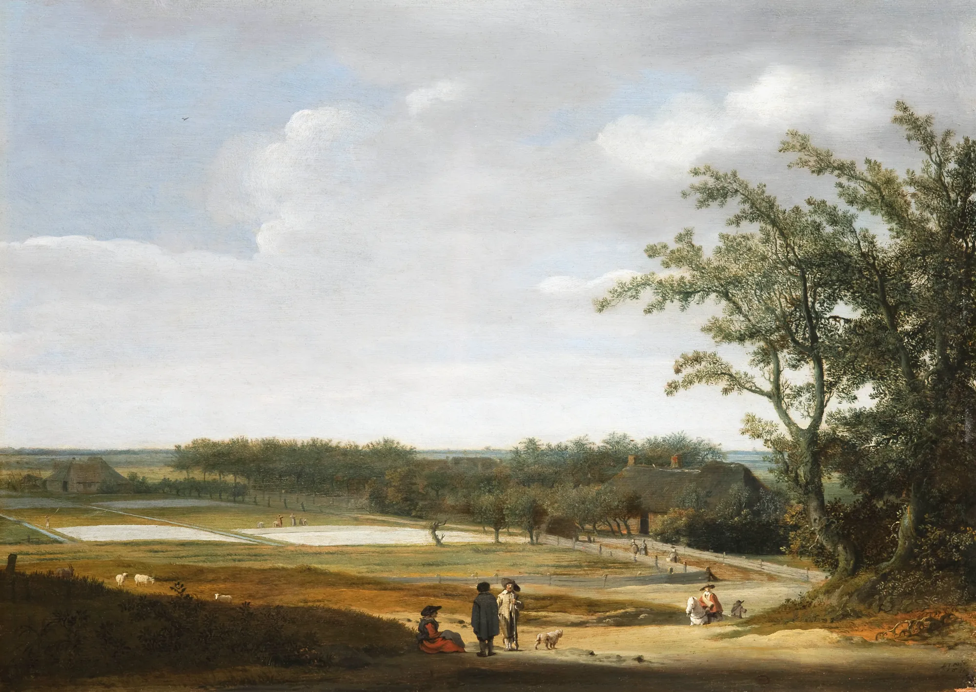 View of the Bleaching Fields near Haarlem