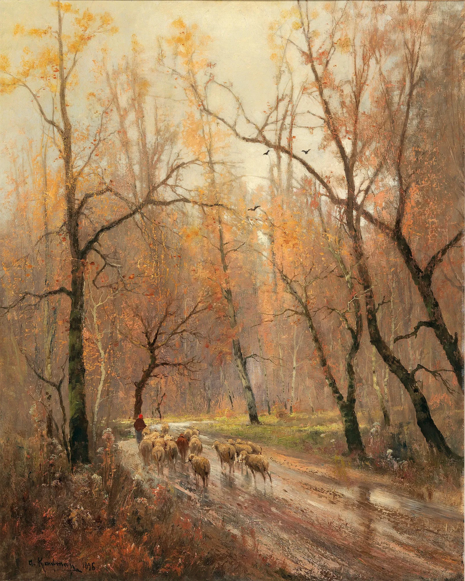 Shepherdess Returning Home