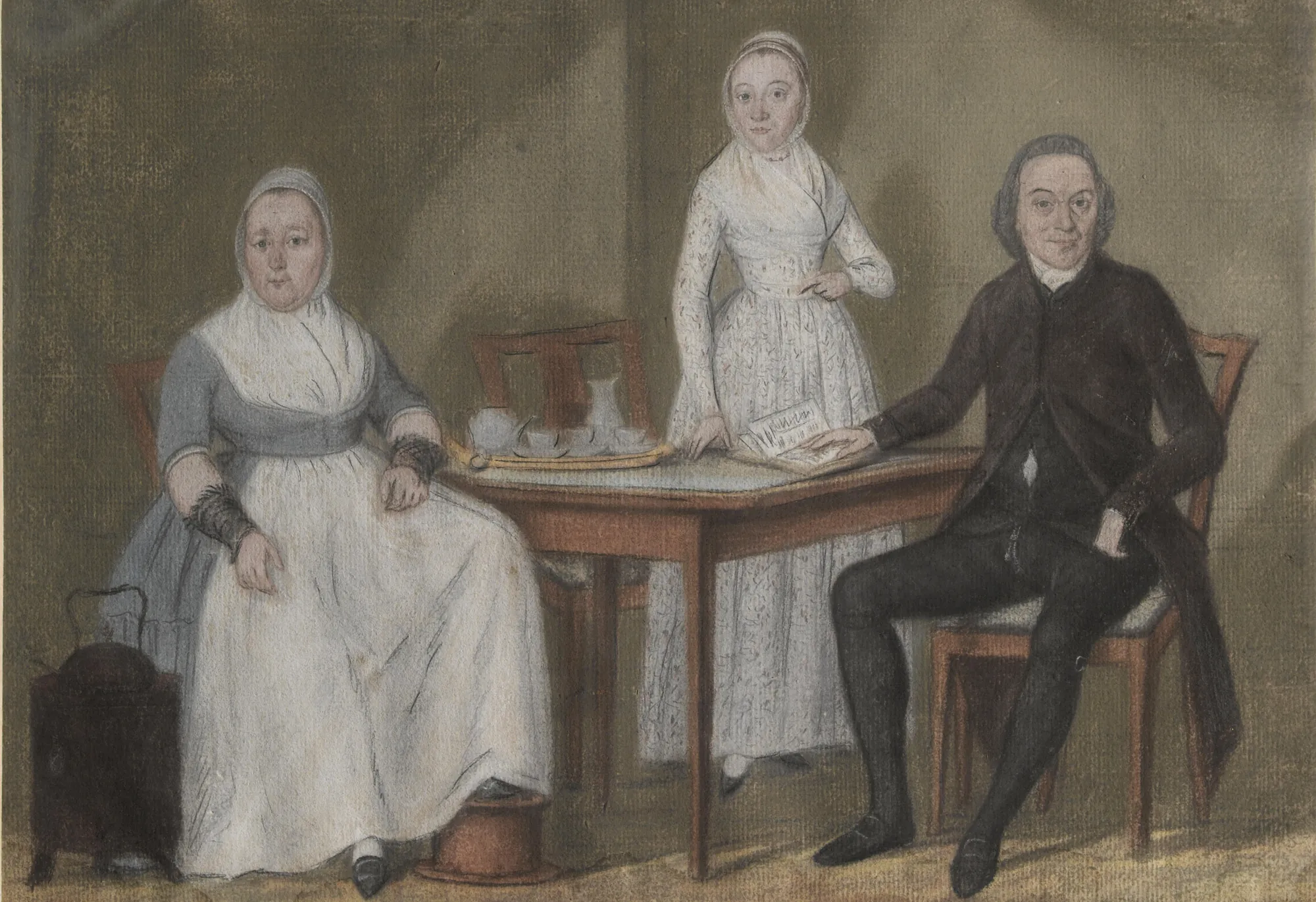 Grietje, Theodoor, and their daughter Alida Driesbergen