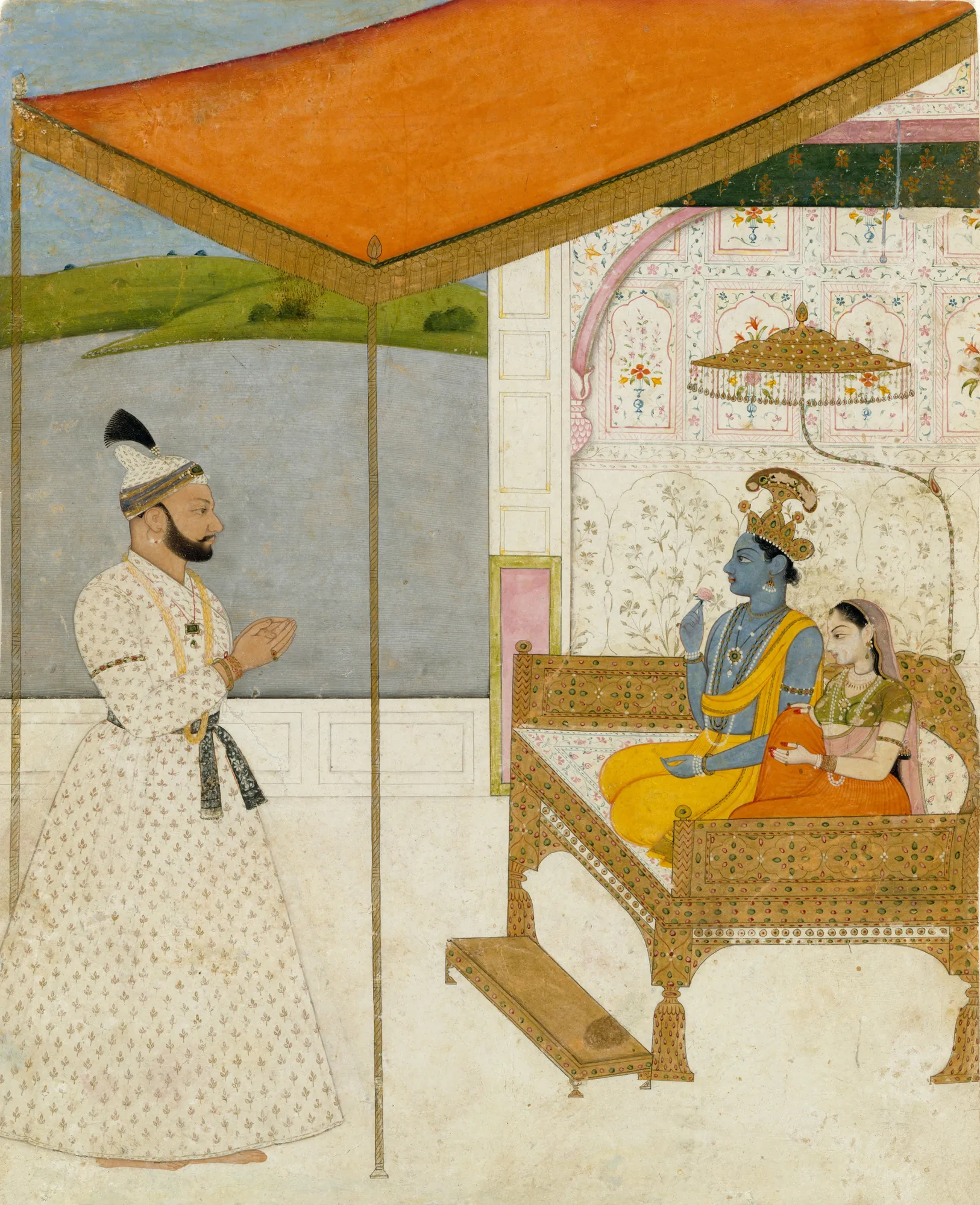 Raja Balwant Singh’s Vision of Krishna and Radha