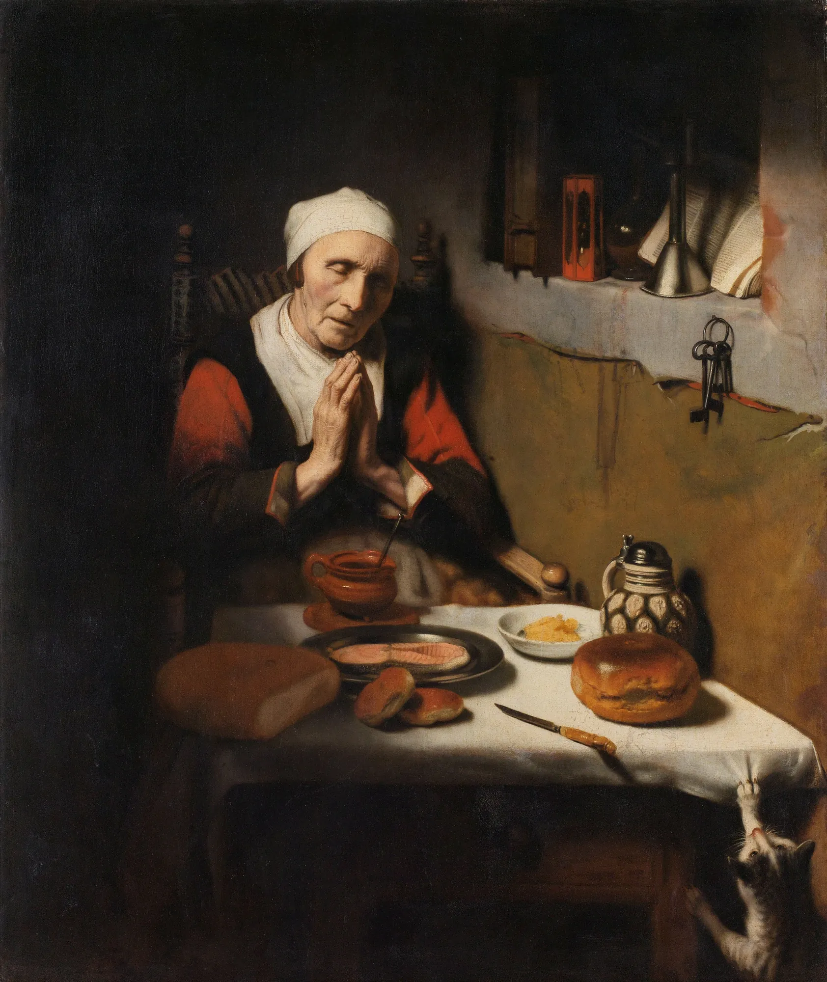 Old Woman Saying Grace (The Prayer without End)