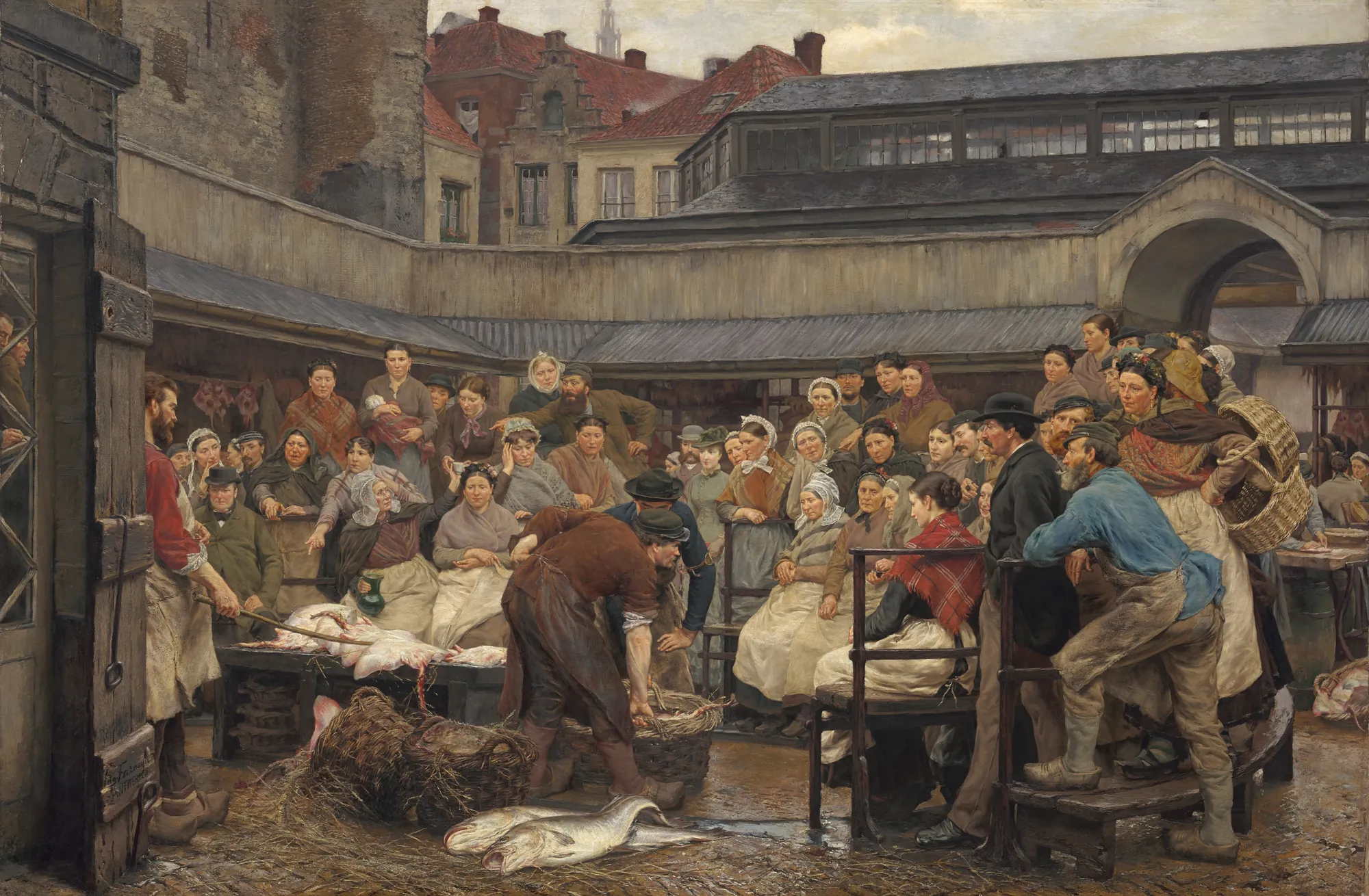 The Old Fish Market in Antwerp