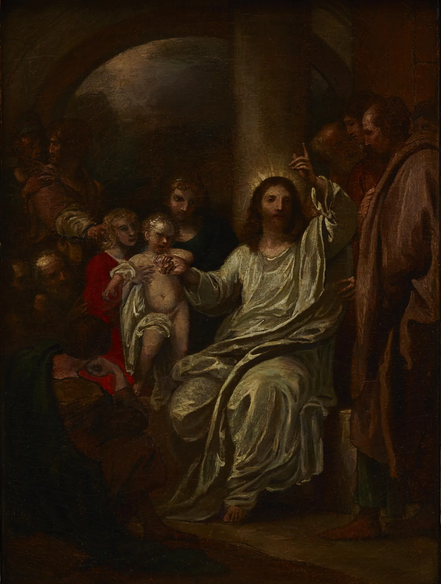 Christ Showing the Little Children as the Emblem of Heaven