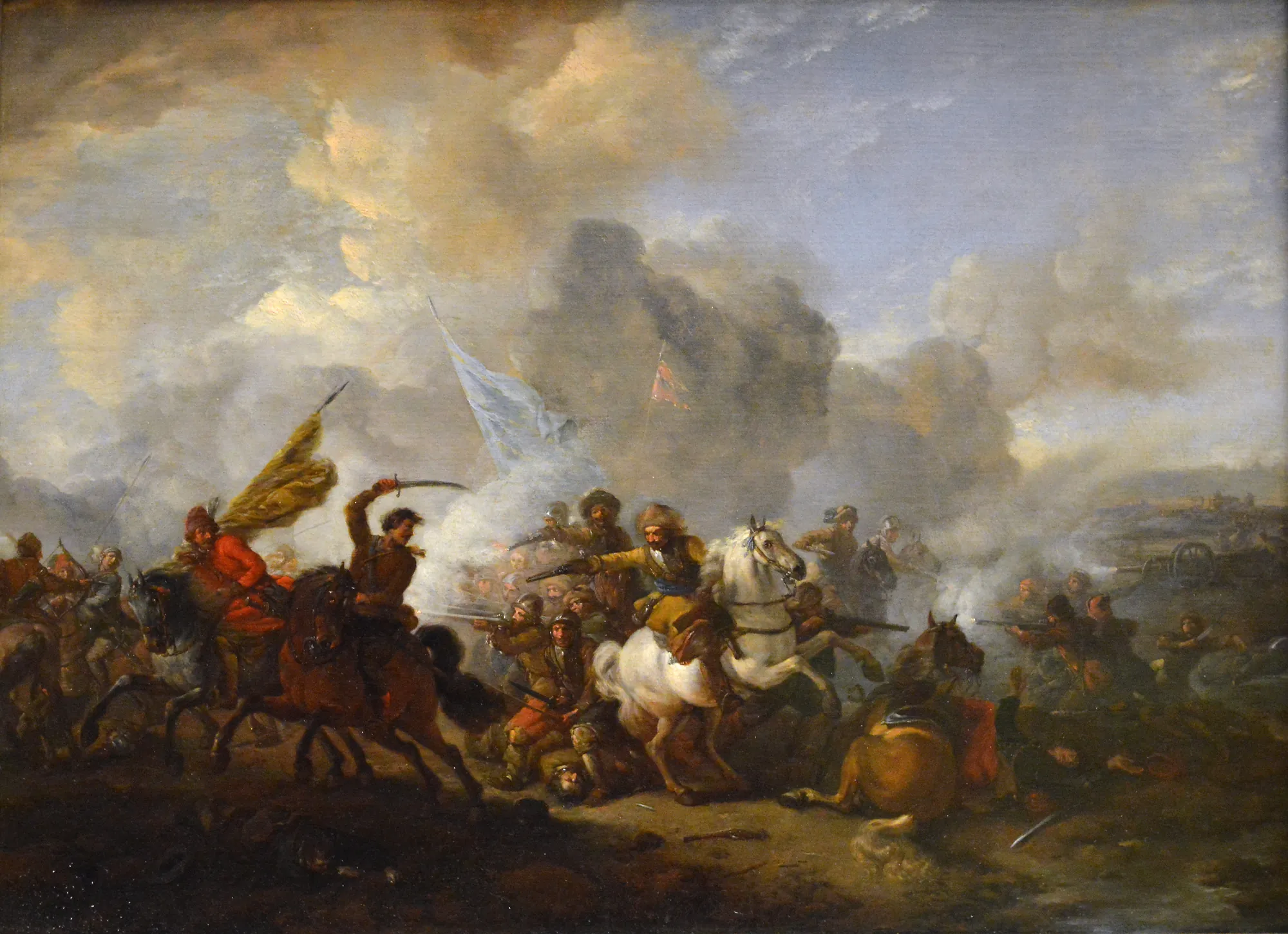 Battle of Horsemen and Infantrymen