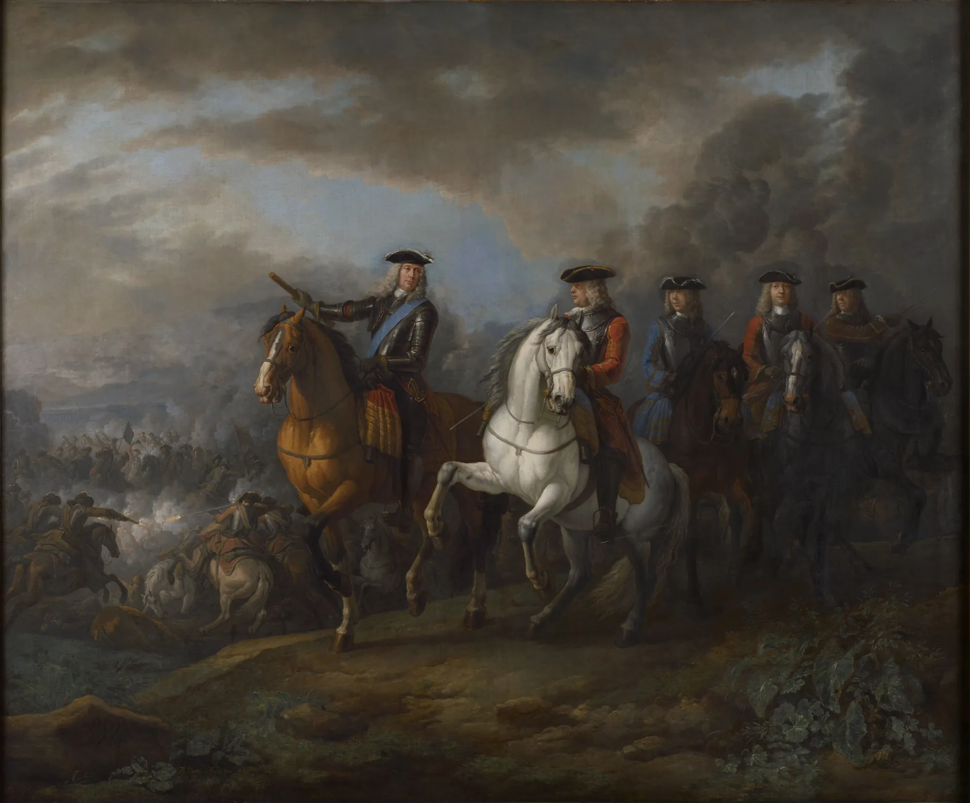 The Duke of Marlborough and the Earl of Cadogan at Blenheim
