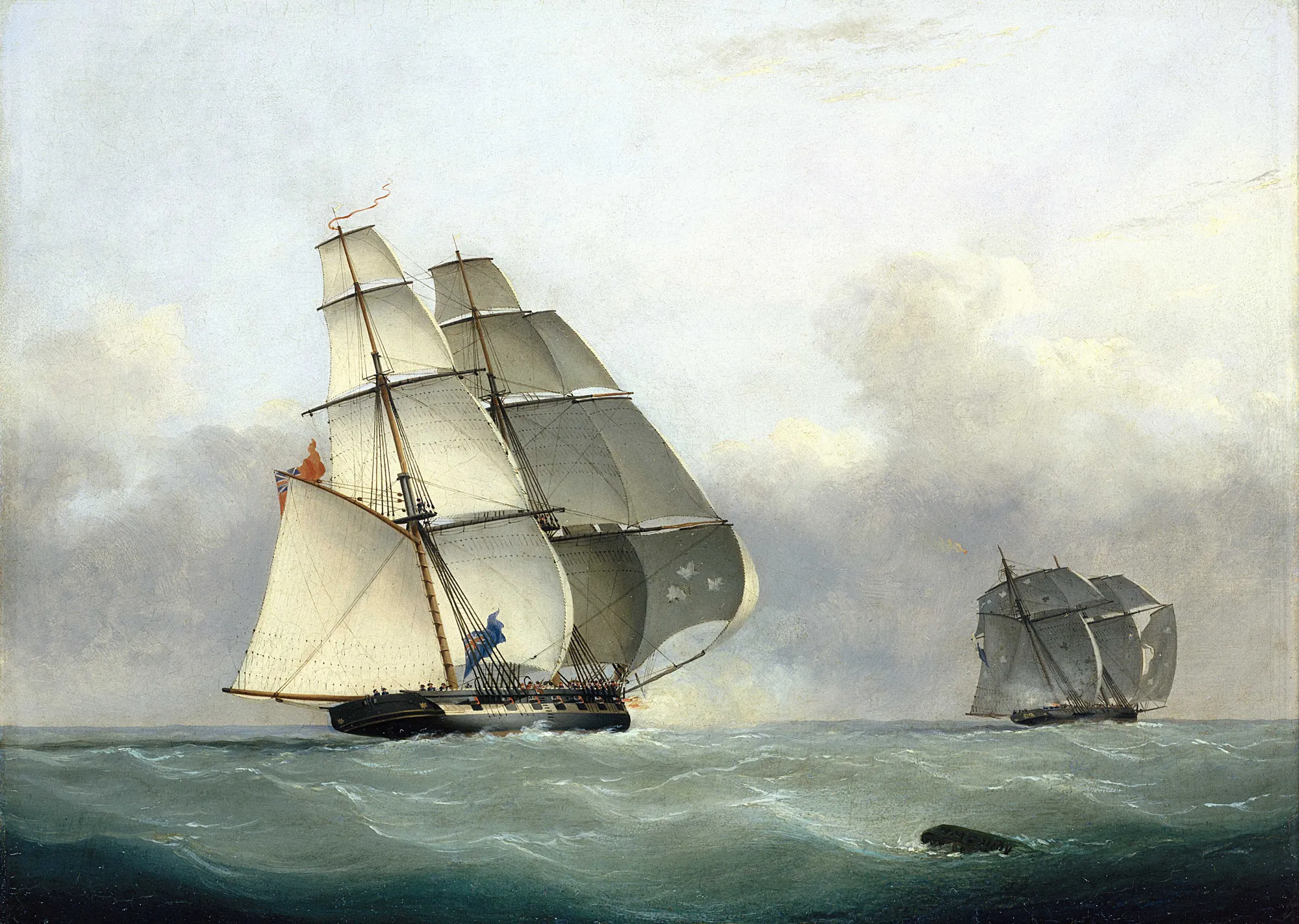 The Capture of the Slaver Gabriel by HMS Acorn