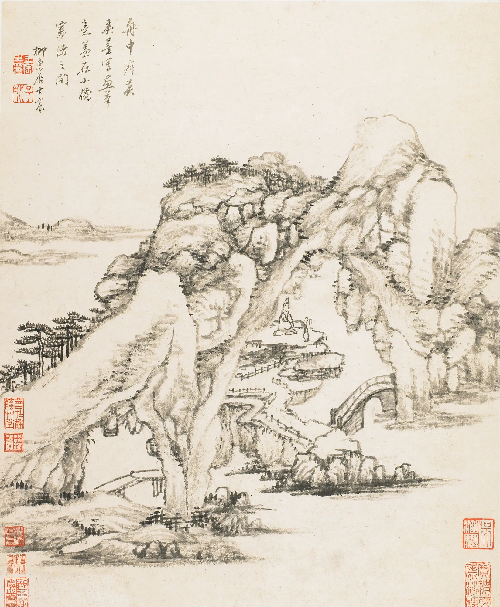 Landscape with Figure, from Landscapes from Nature, Poetry, and Art