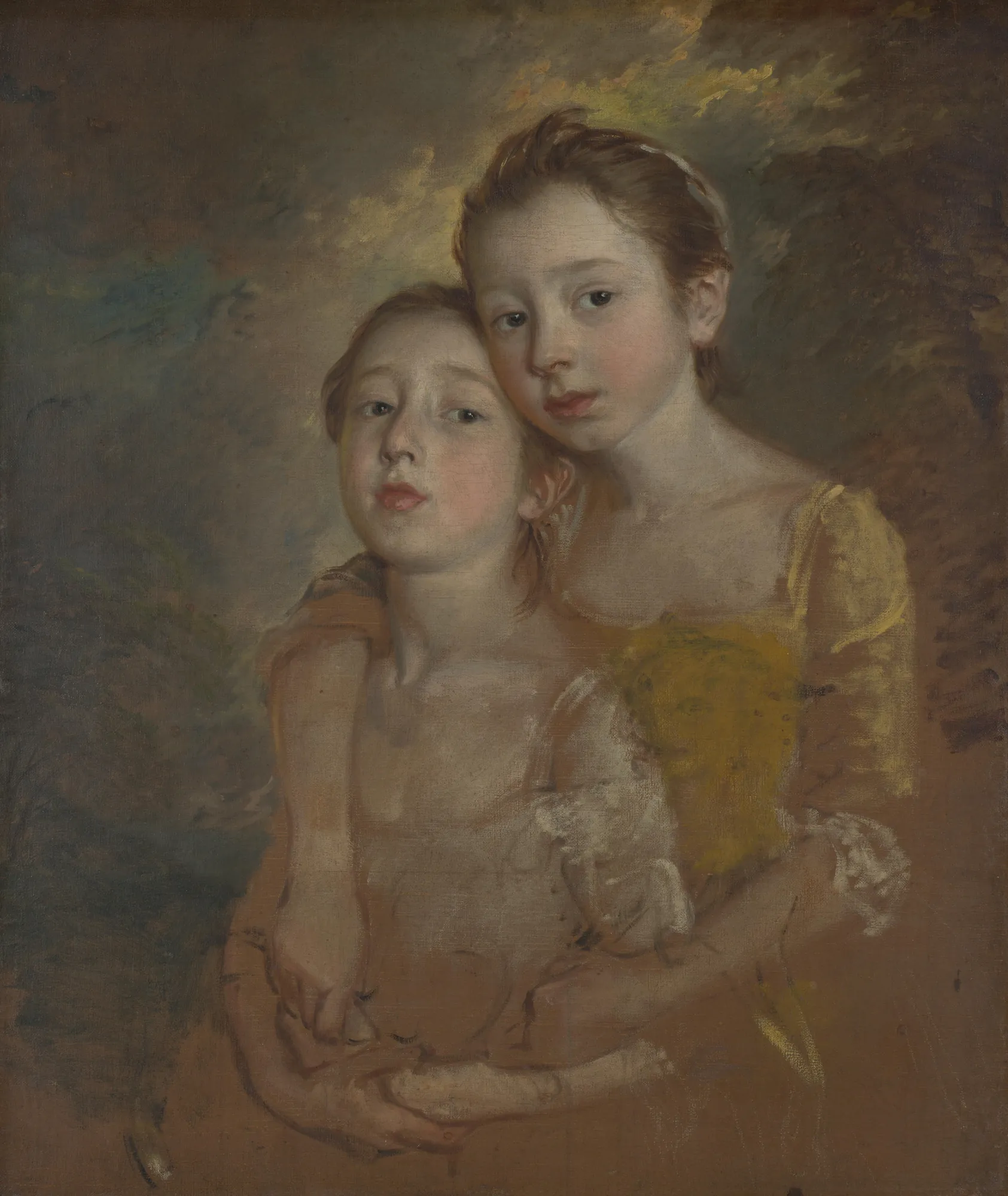 The Painter's Daughters with a Cat