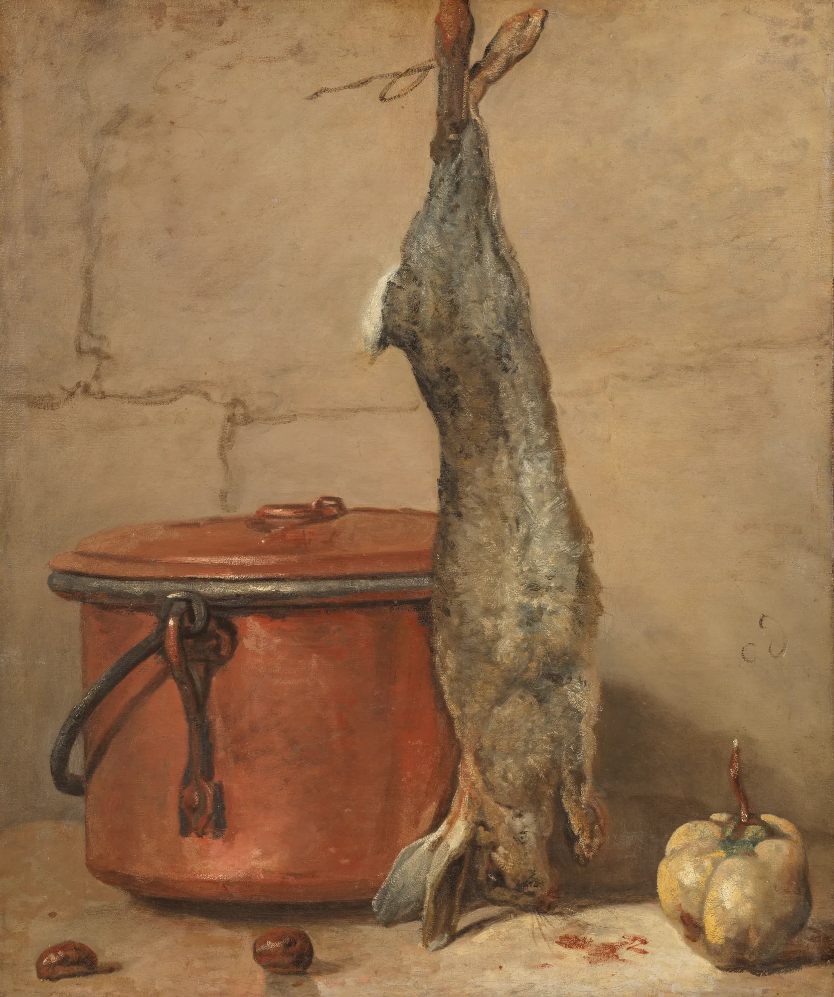 Rabbit and Copper Pot