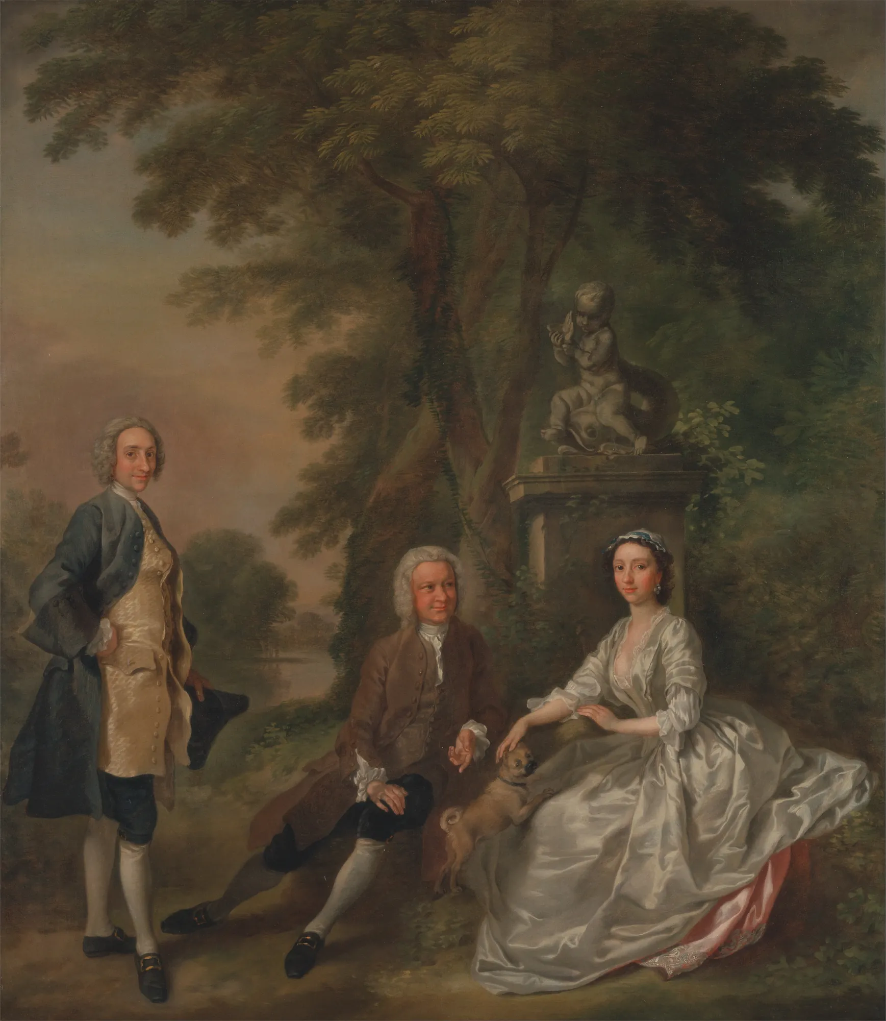 Jonathan Tyers, with His Daughter Elizabeth and Her Husband John Wood