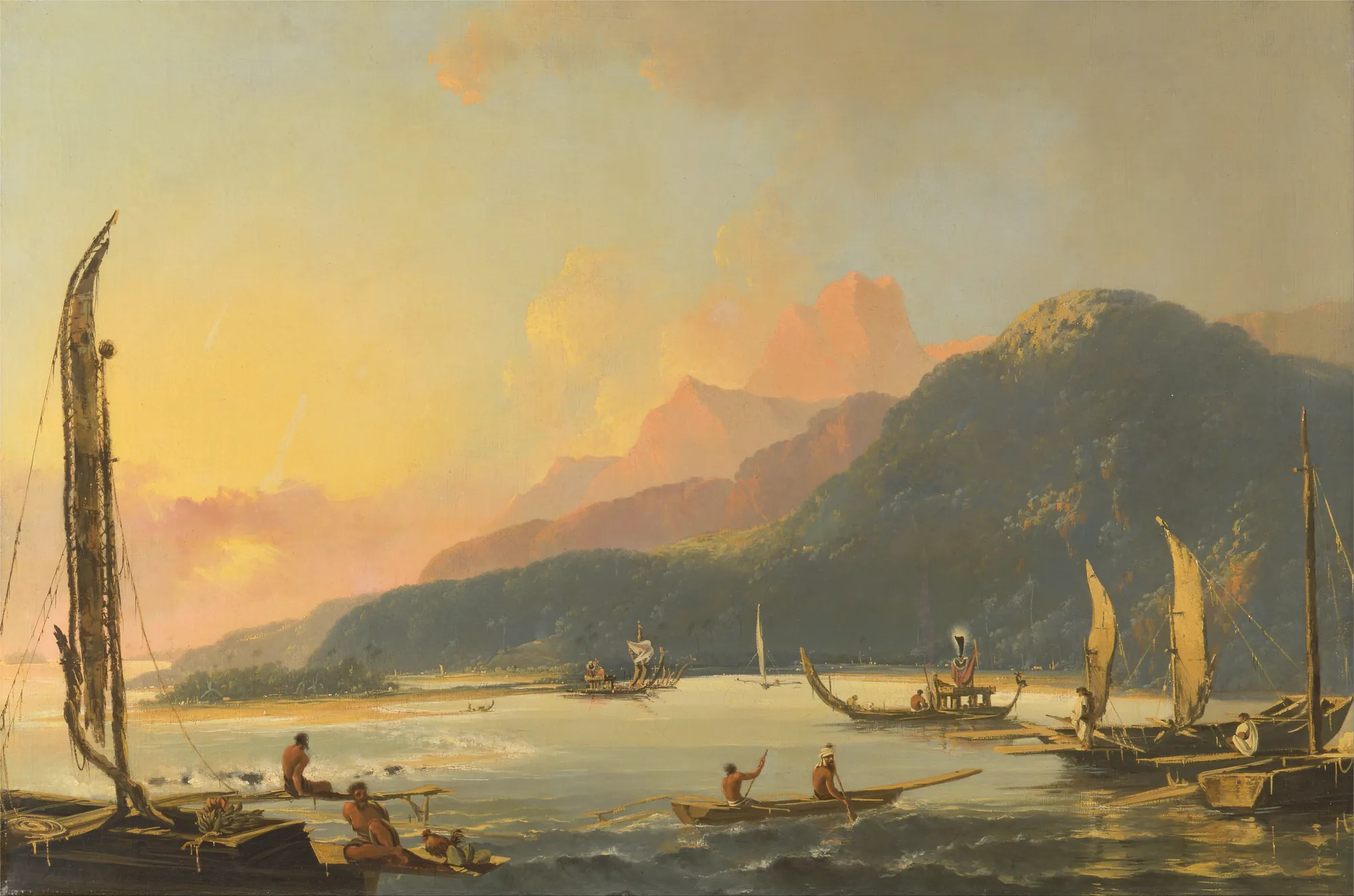 A View of Matavai Bay, Tahiti