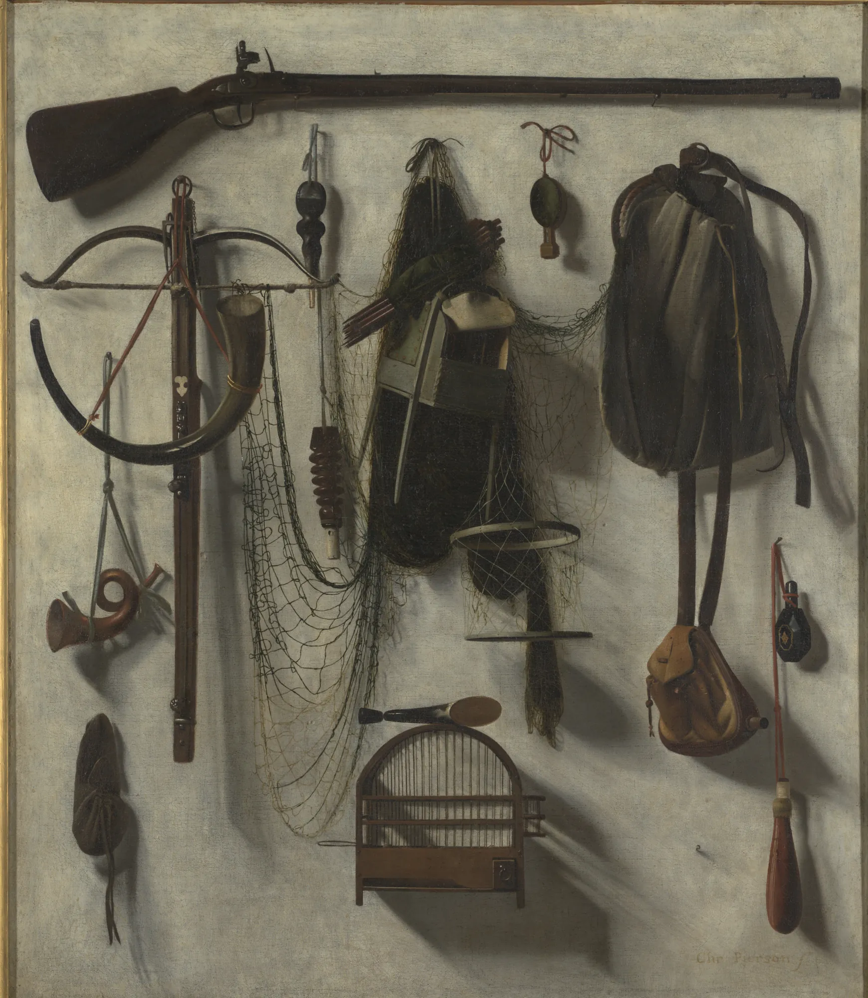 Trompe l'Oeil Hunting Still Life