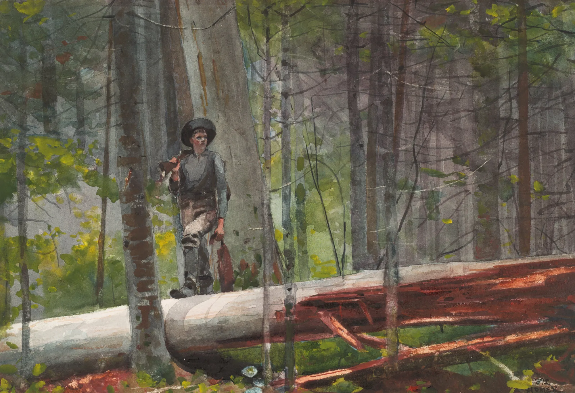 Hunter in the Adirondacks