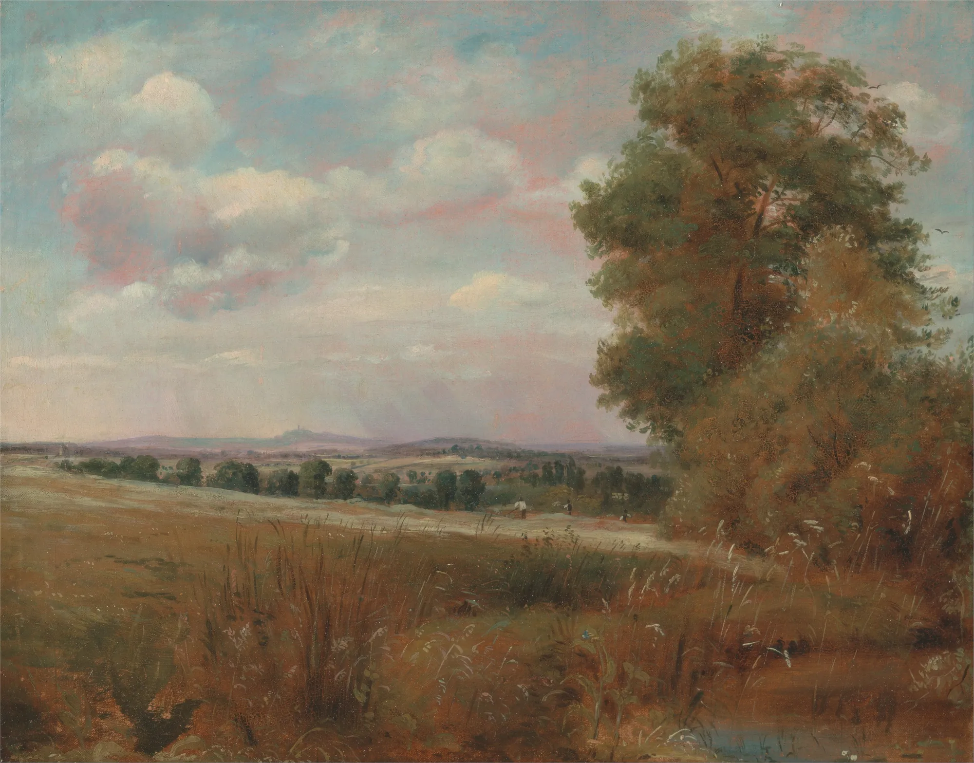 Landscape at Hampstead, with Harrow in the Distance