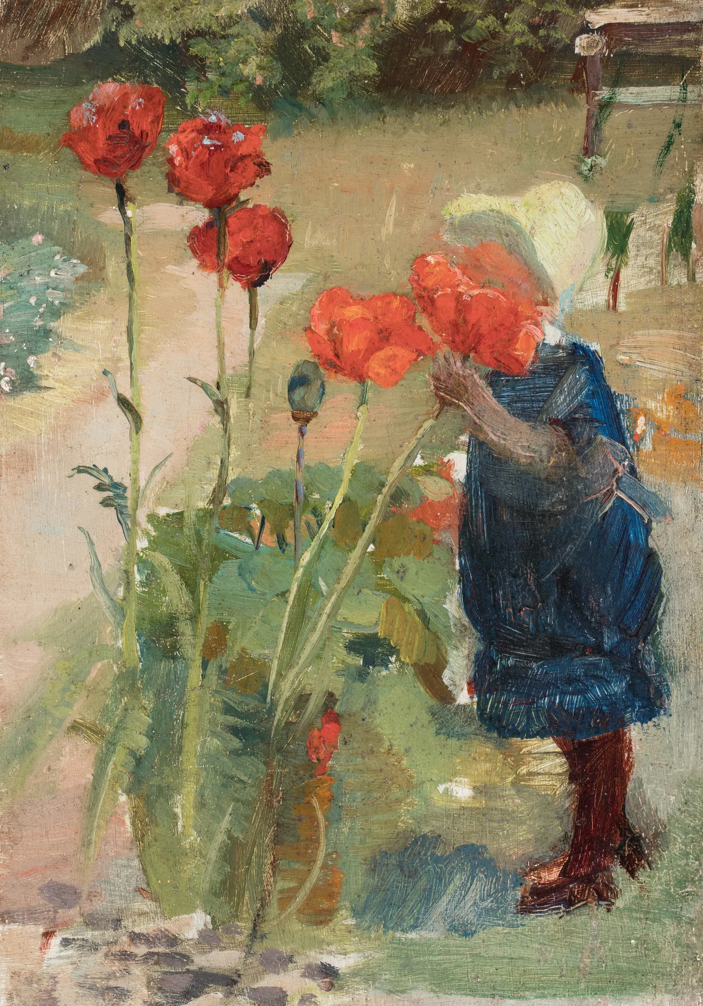 Helga in the Poppies