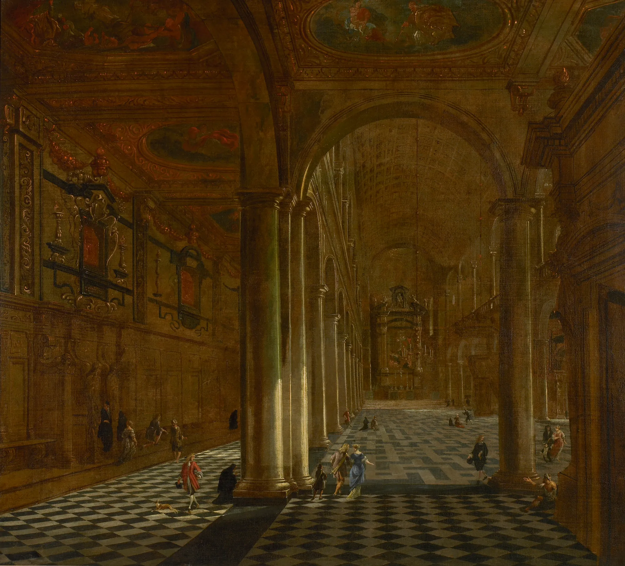Interior of the Carolus Borromeus Church, Antwerp