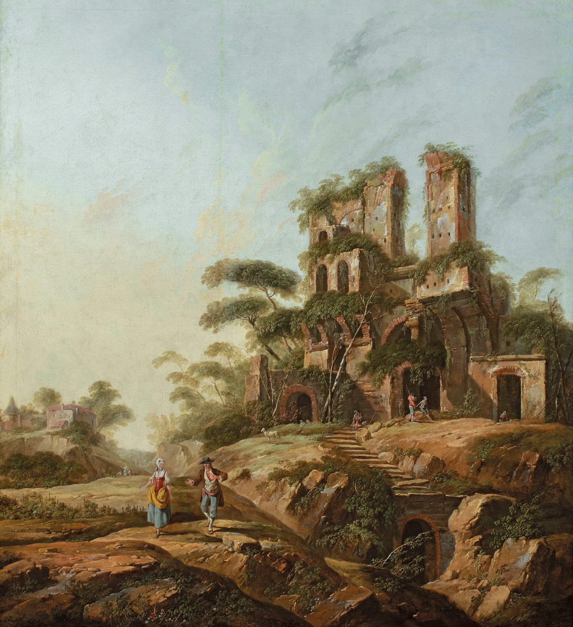 Landscape with the Ruins of Aqua Julia in Rome