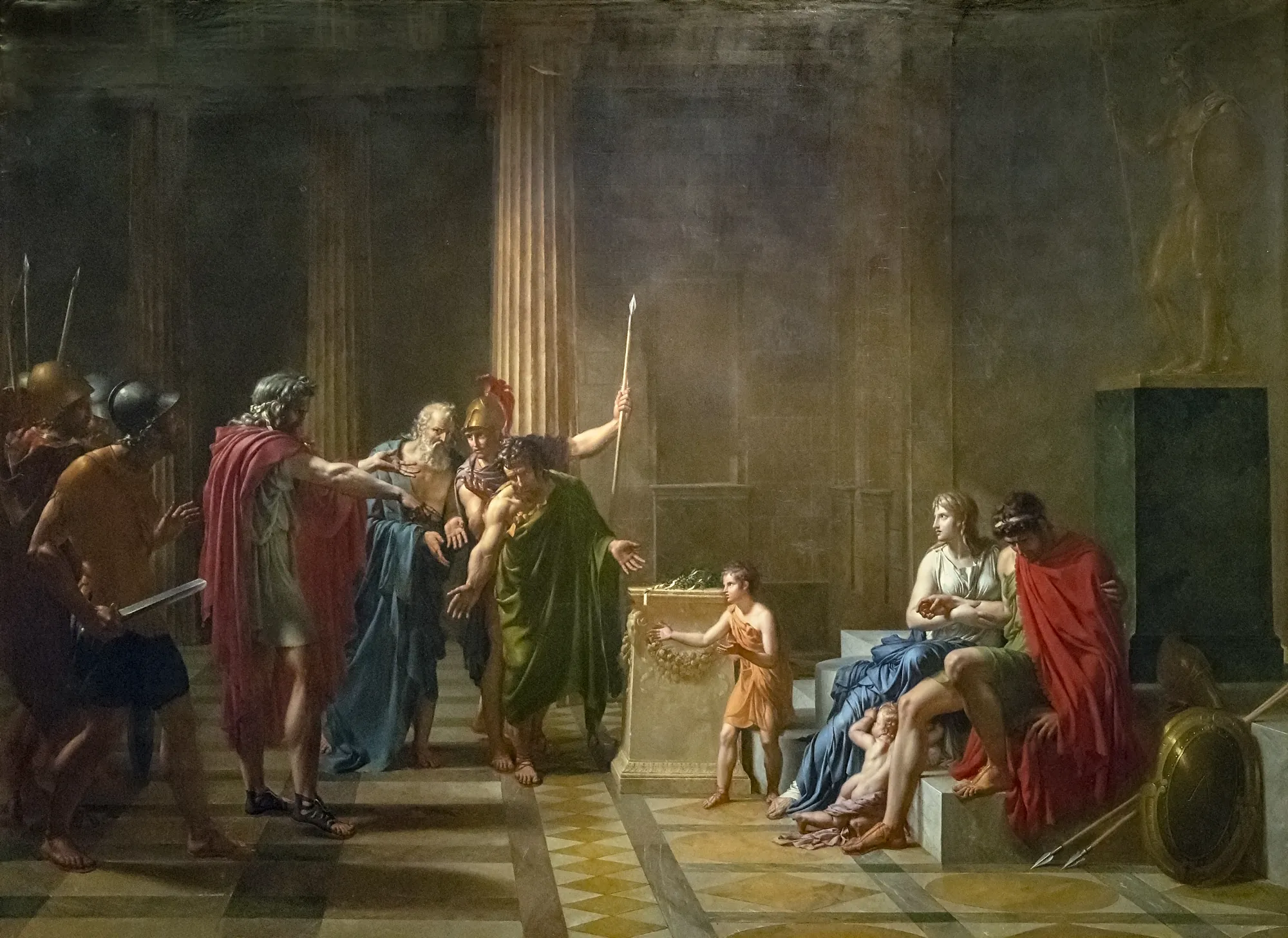 Leonidas Banishing His Son-in-Law Cleombrotus