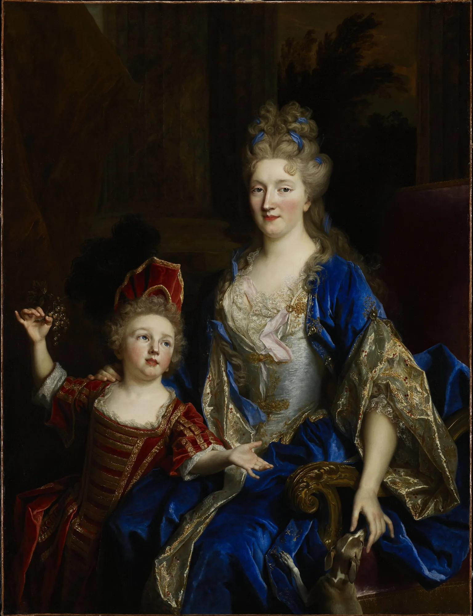 Portrait of Catherine Coustard, Marquise of Castelnau, and Her Son