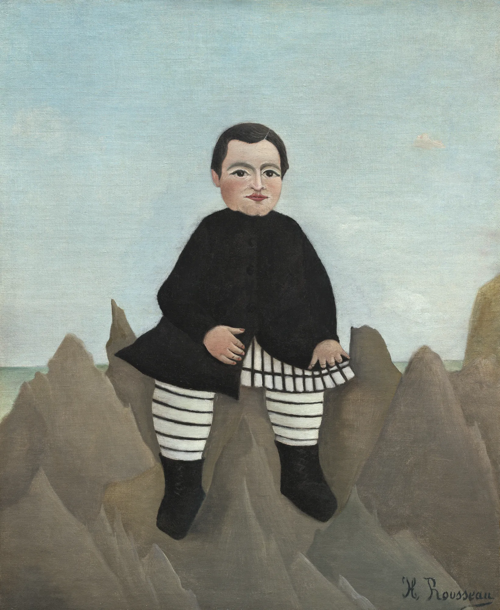 Boy on the Rocks