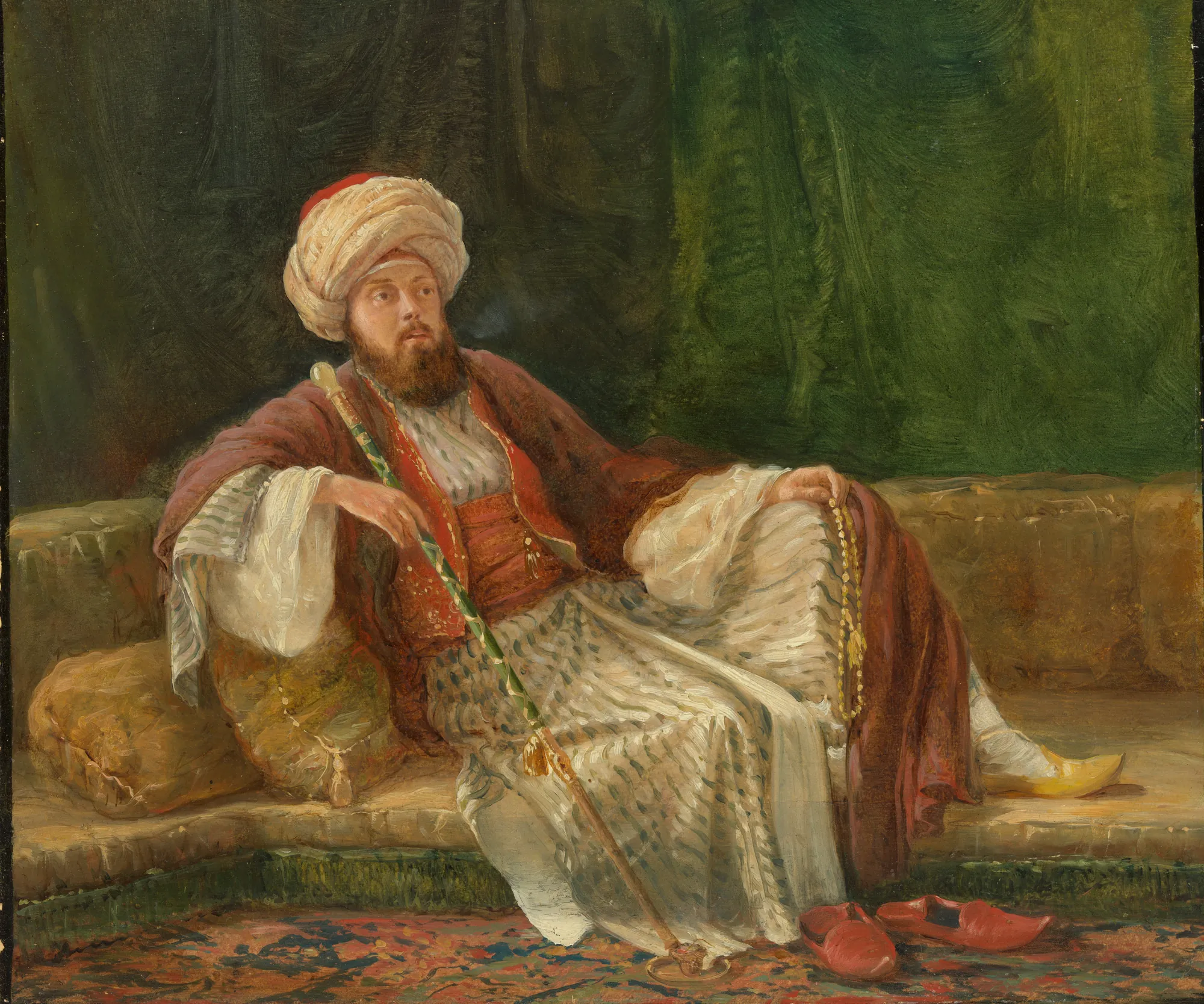 Western Gentleman in Oriental Costume
