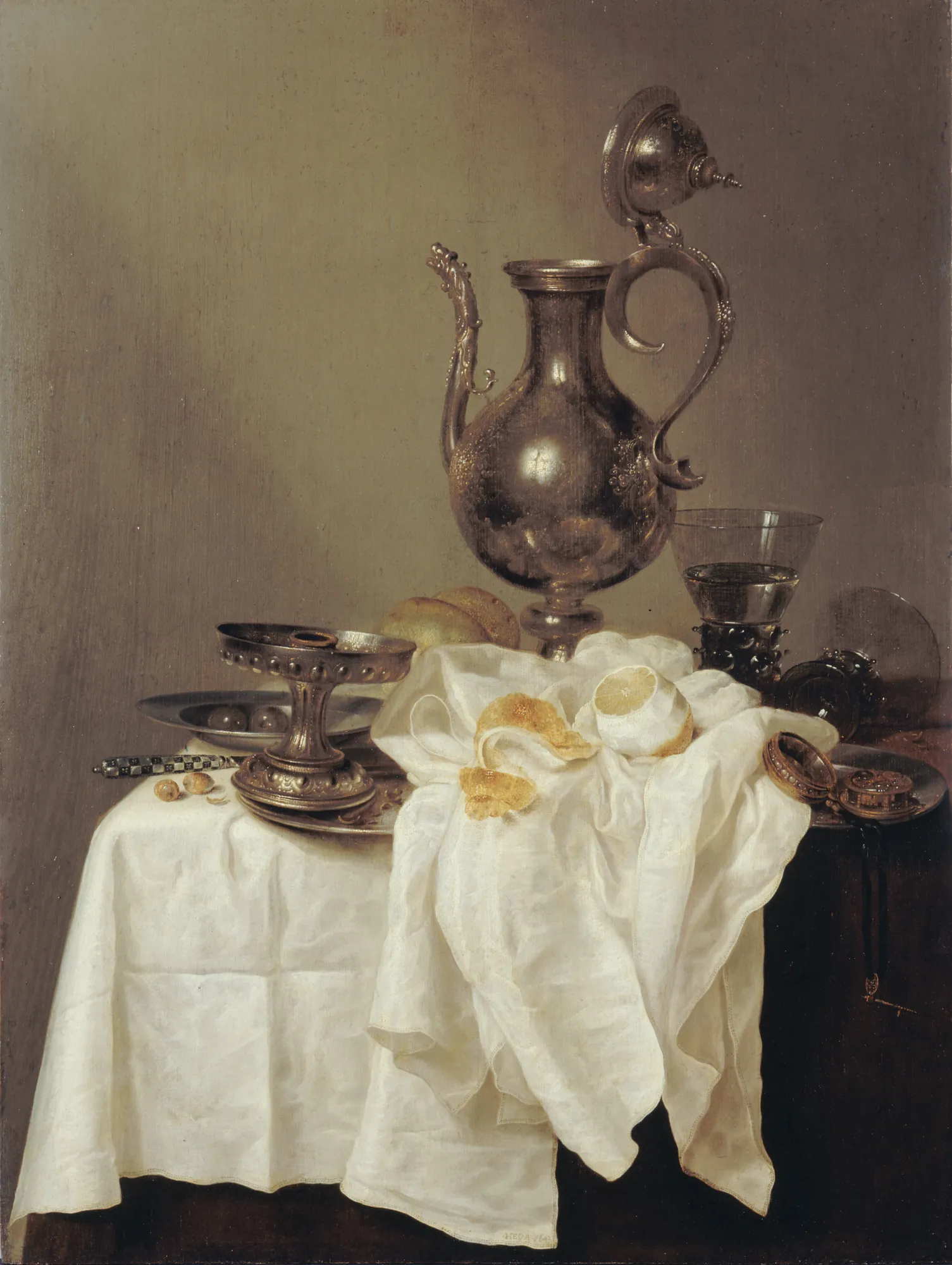 Still Life with a Silver Decanter