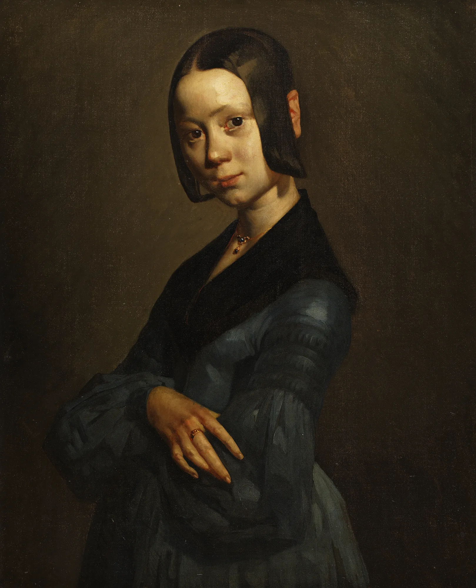Portrait of Pauline Ono in Blue