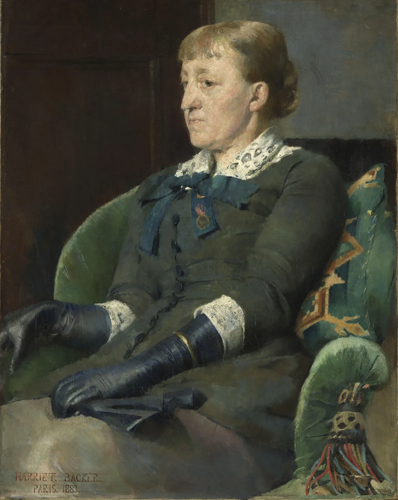 Portrait of the Painter Kitty L. Kielland