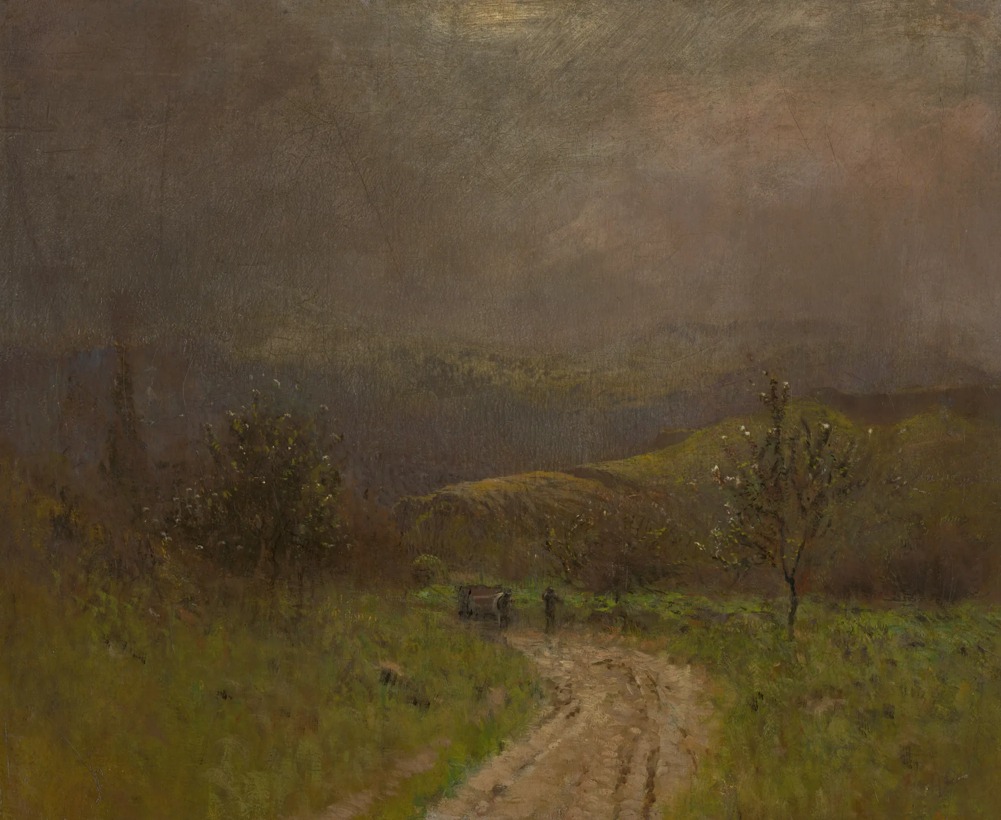 Autumn Landscape in the Early Evening