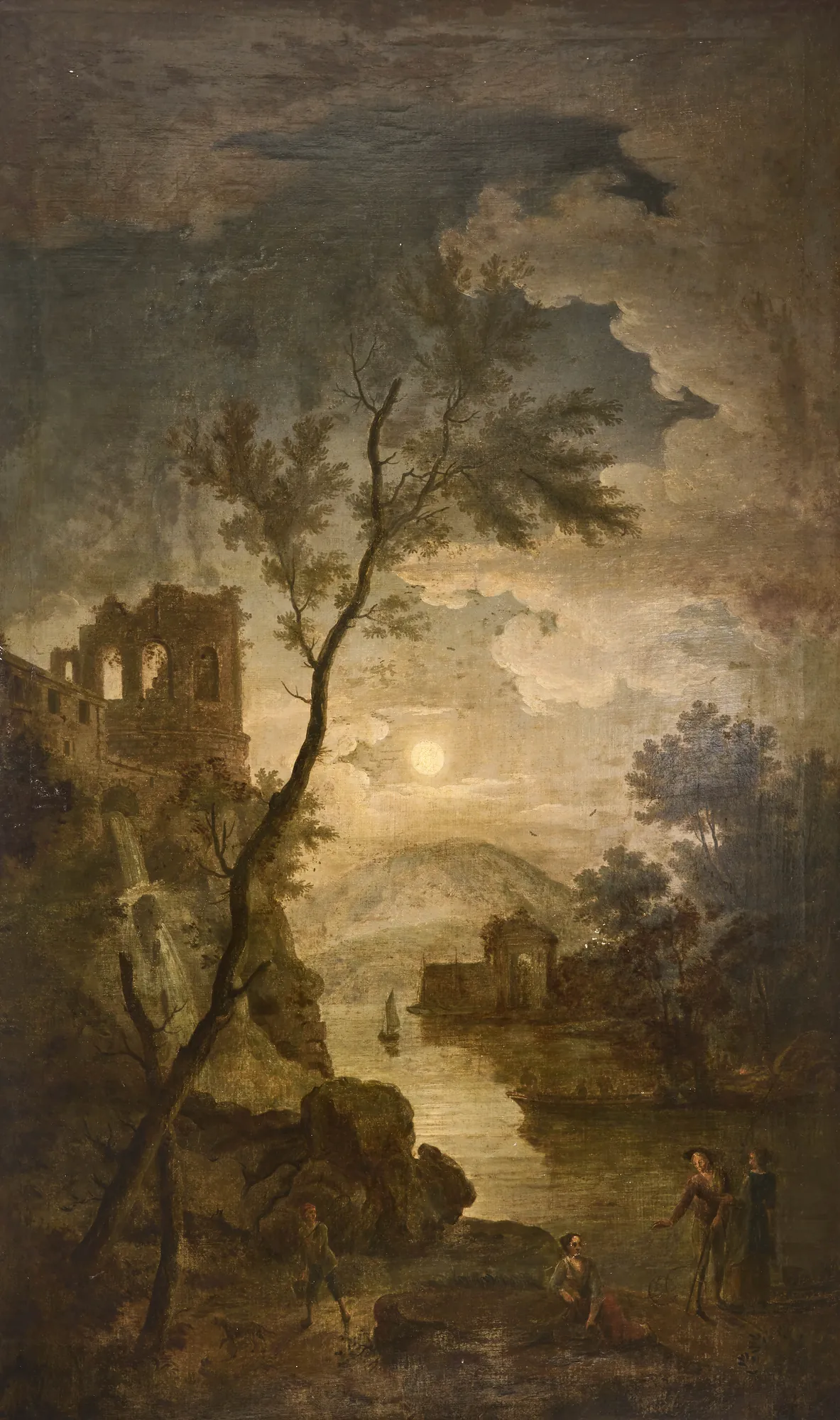 Marine au clair de lune