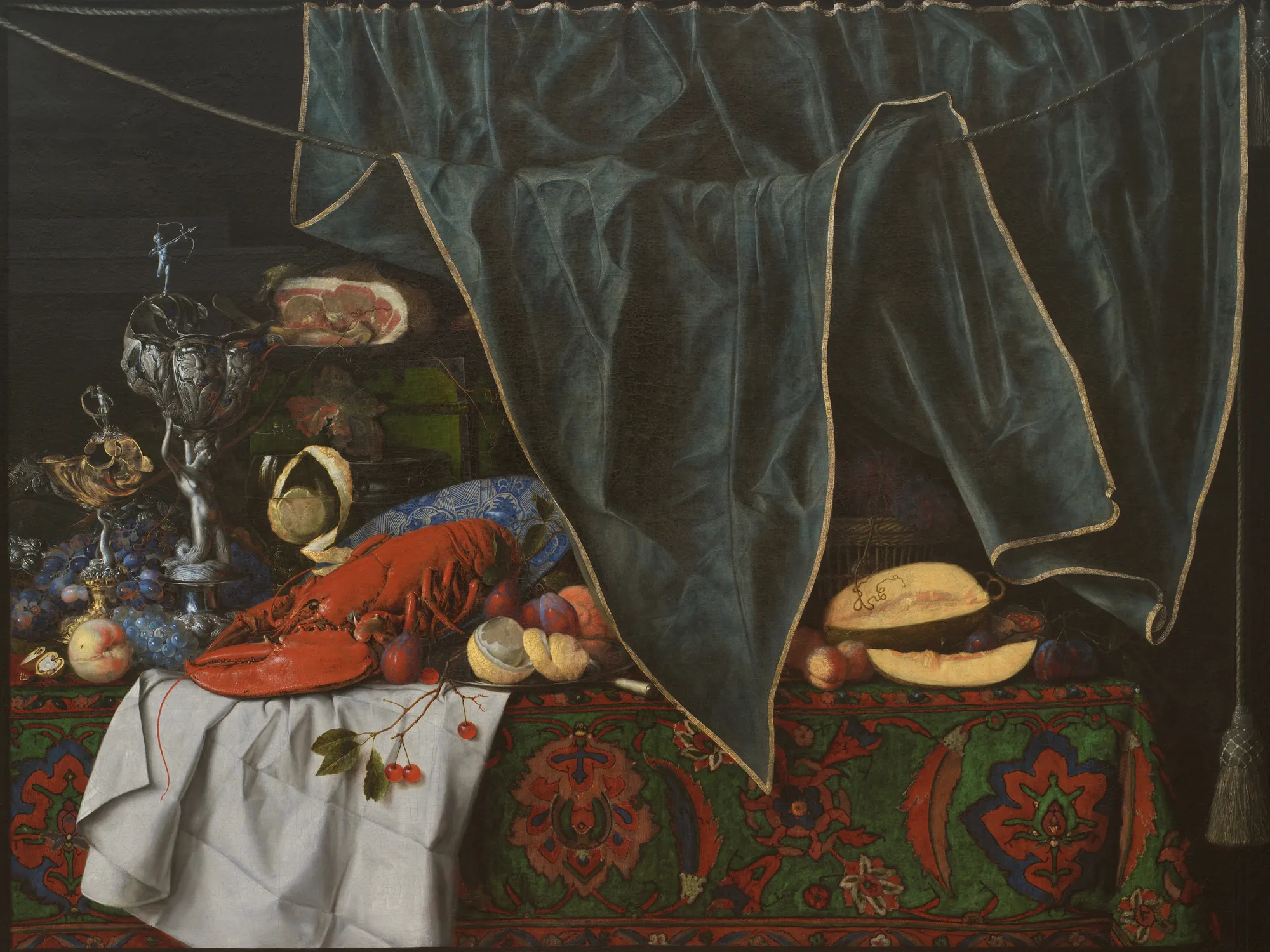 Trompe l'Oeil with Breakfast Piece and Goblets