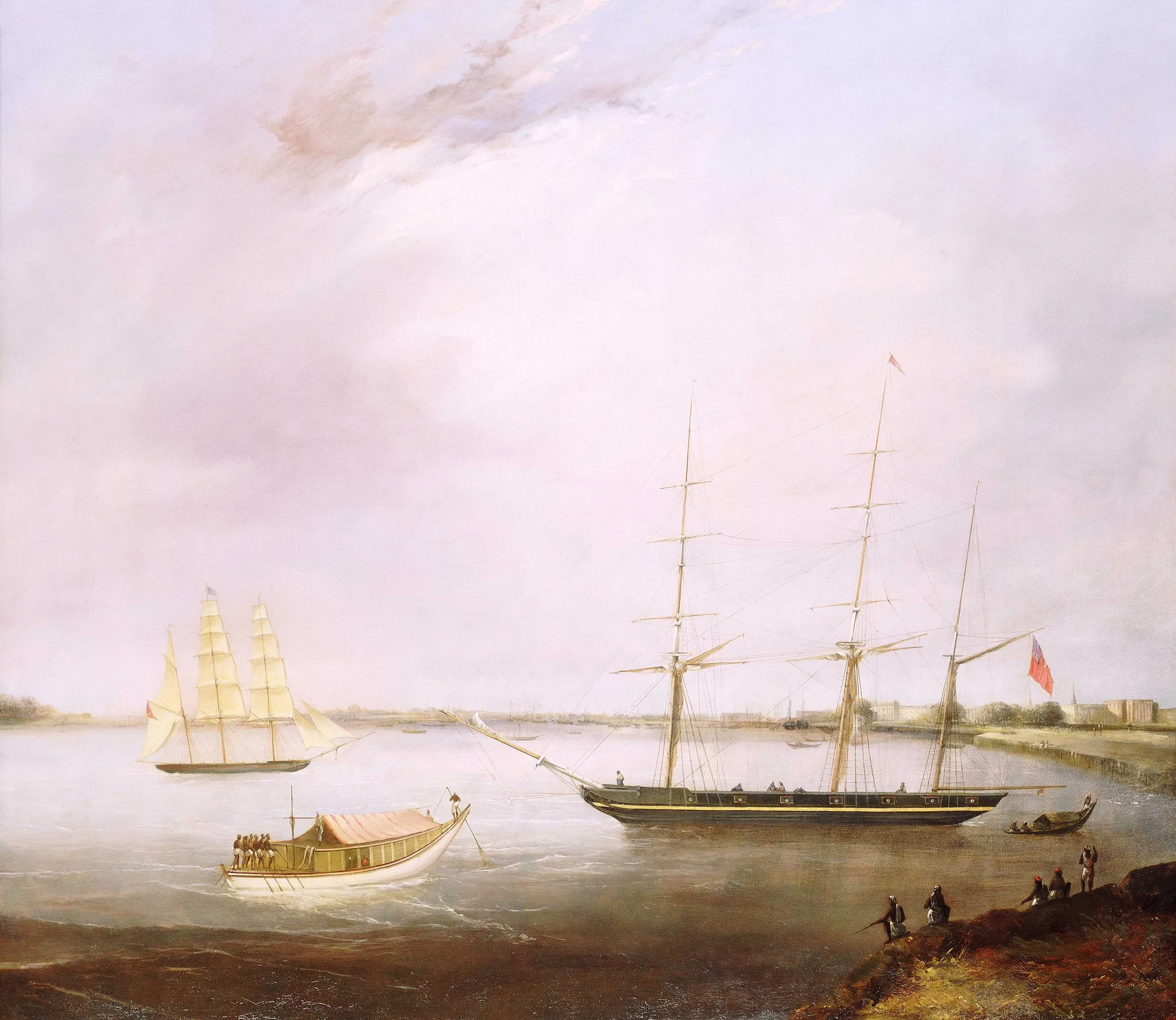 The Streatham and the Opium Clipper Red Rover