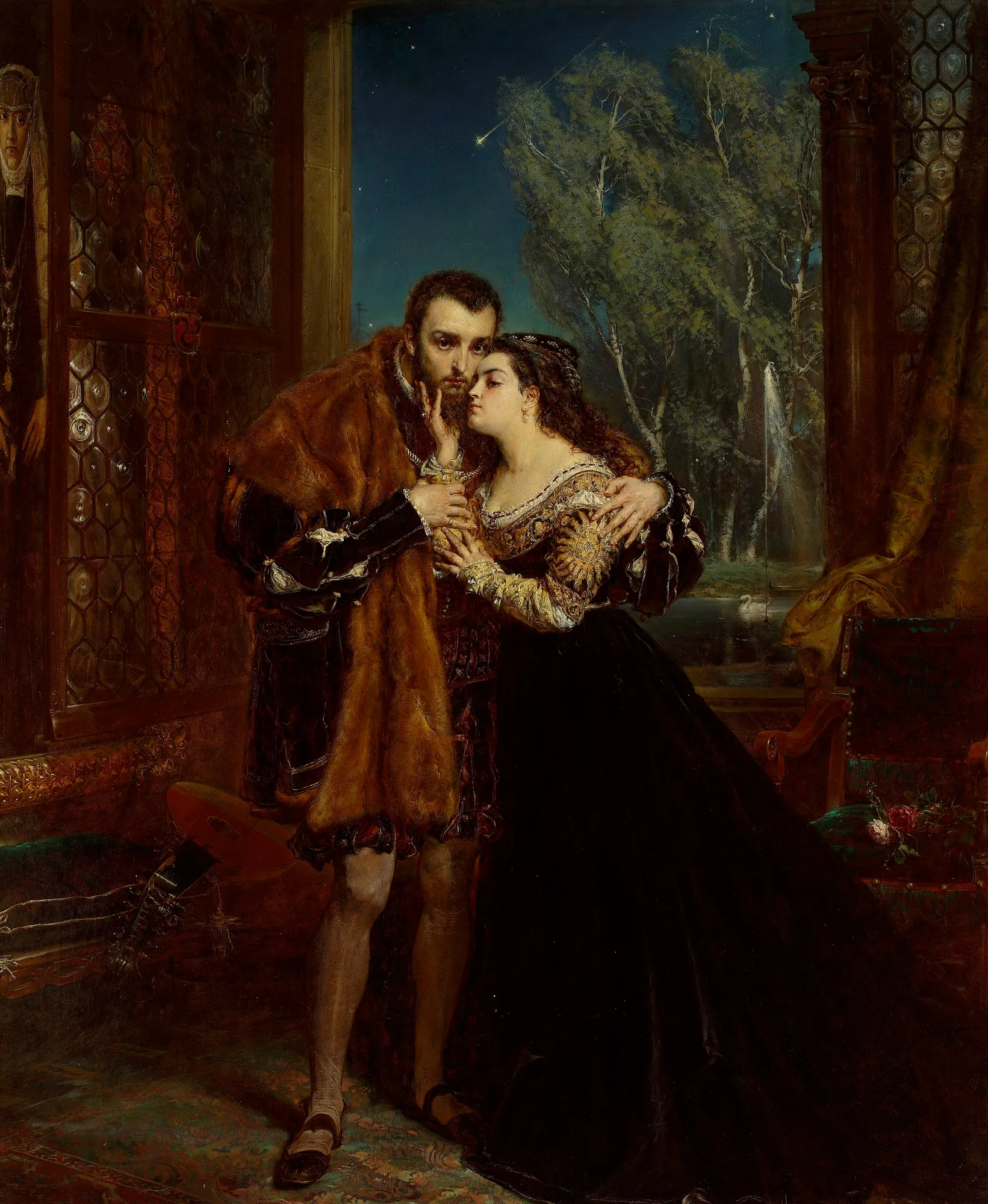 Sigismund Augustus and Barbara at the Radziwiłł Court in Vilnius
