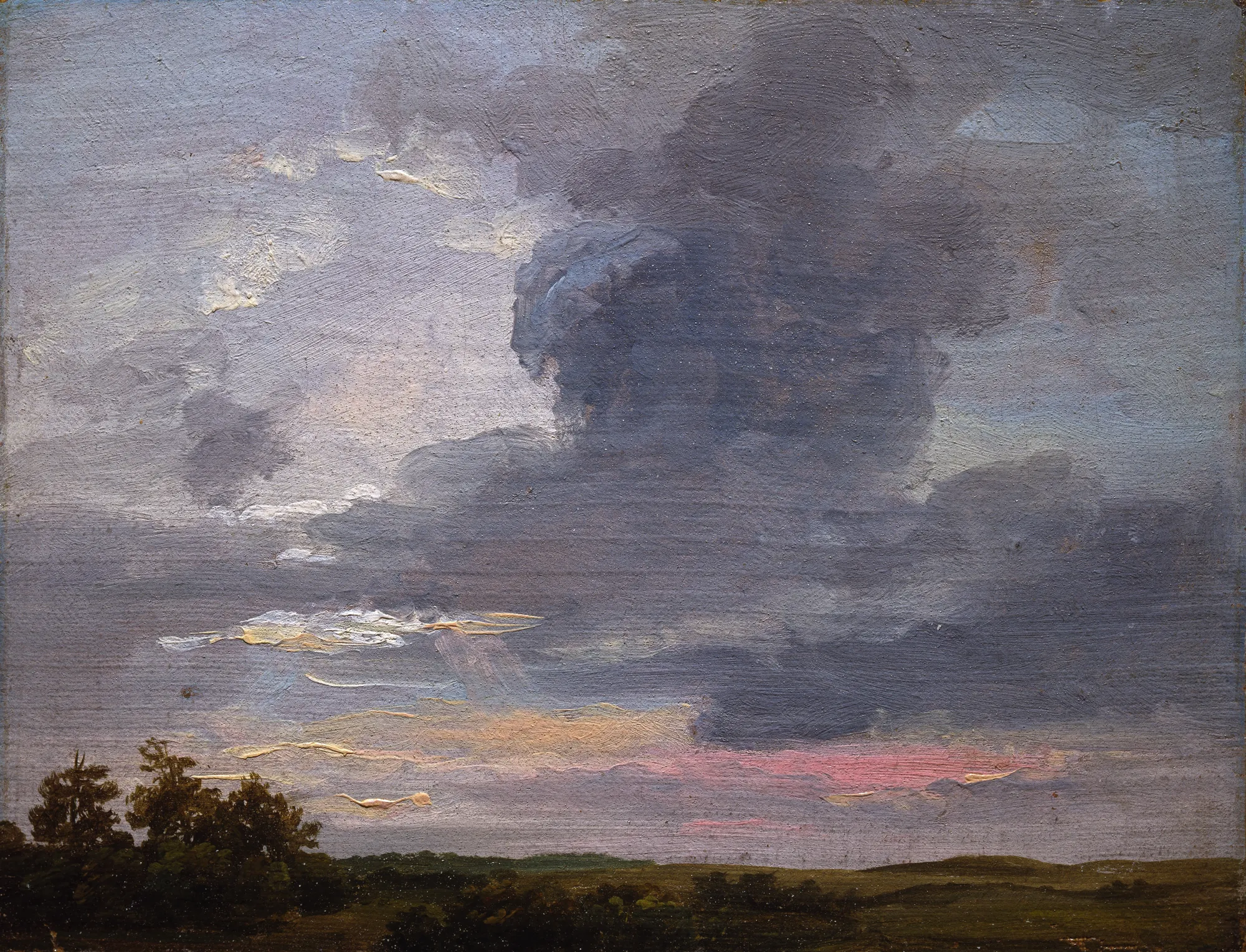 Cloud Study over a Flat Landscape