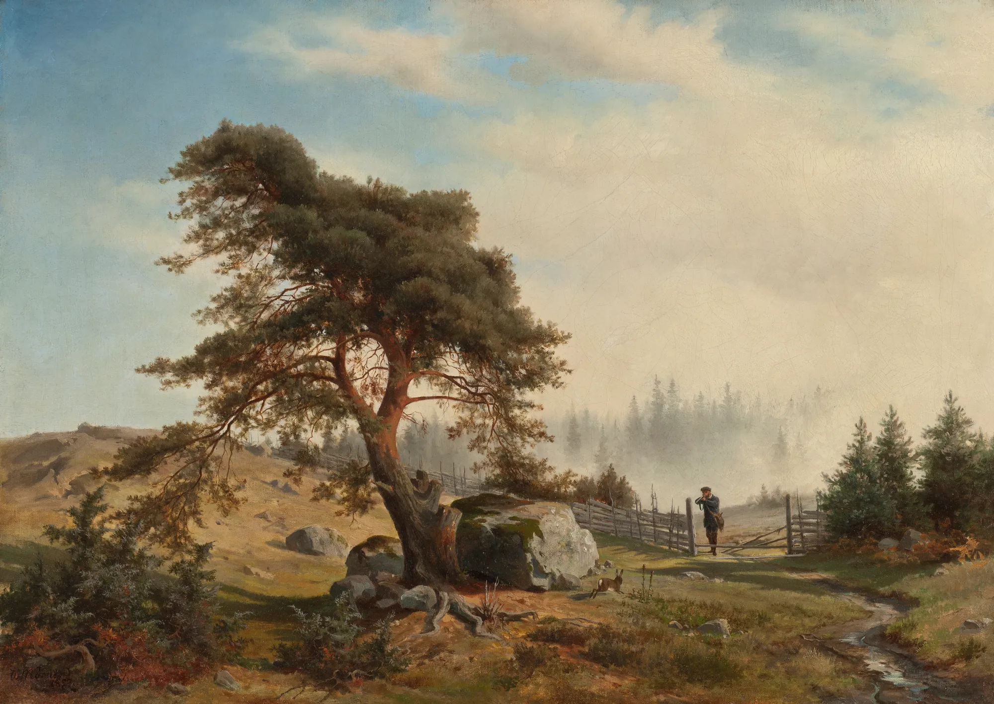 Landscape with Hunters