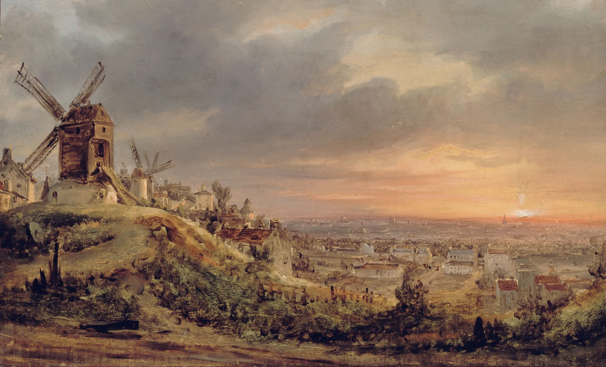 Paris seen from the Butte Montmartre