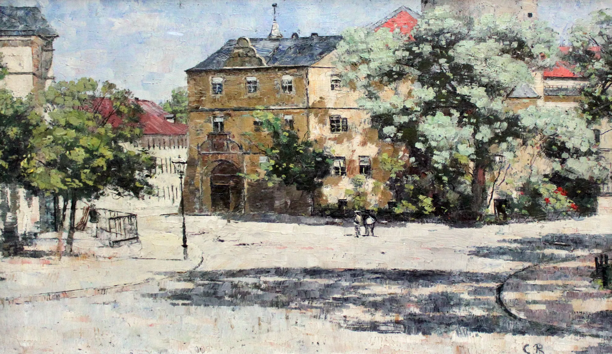 Burgplatz near the Grand Ducal Palace at Weimar