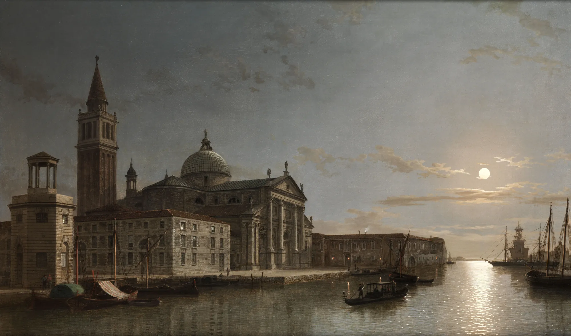 Venice with San Giorgio Maggiore in the Moonlight