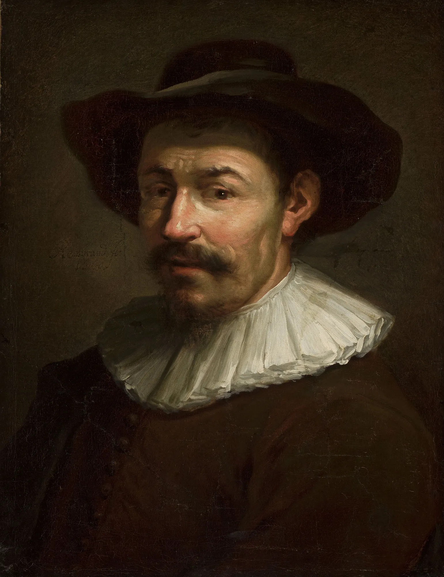 Portrait of a Man in a White Frill