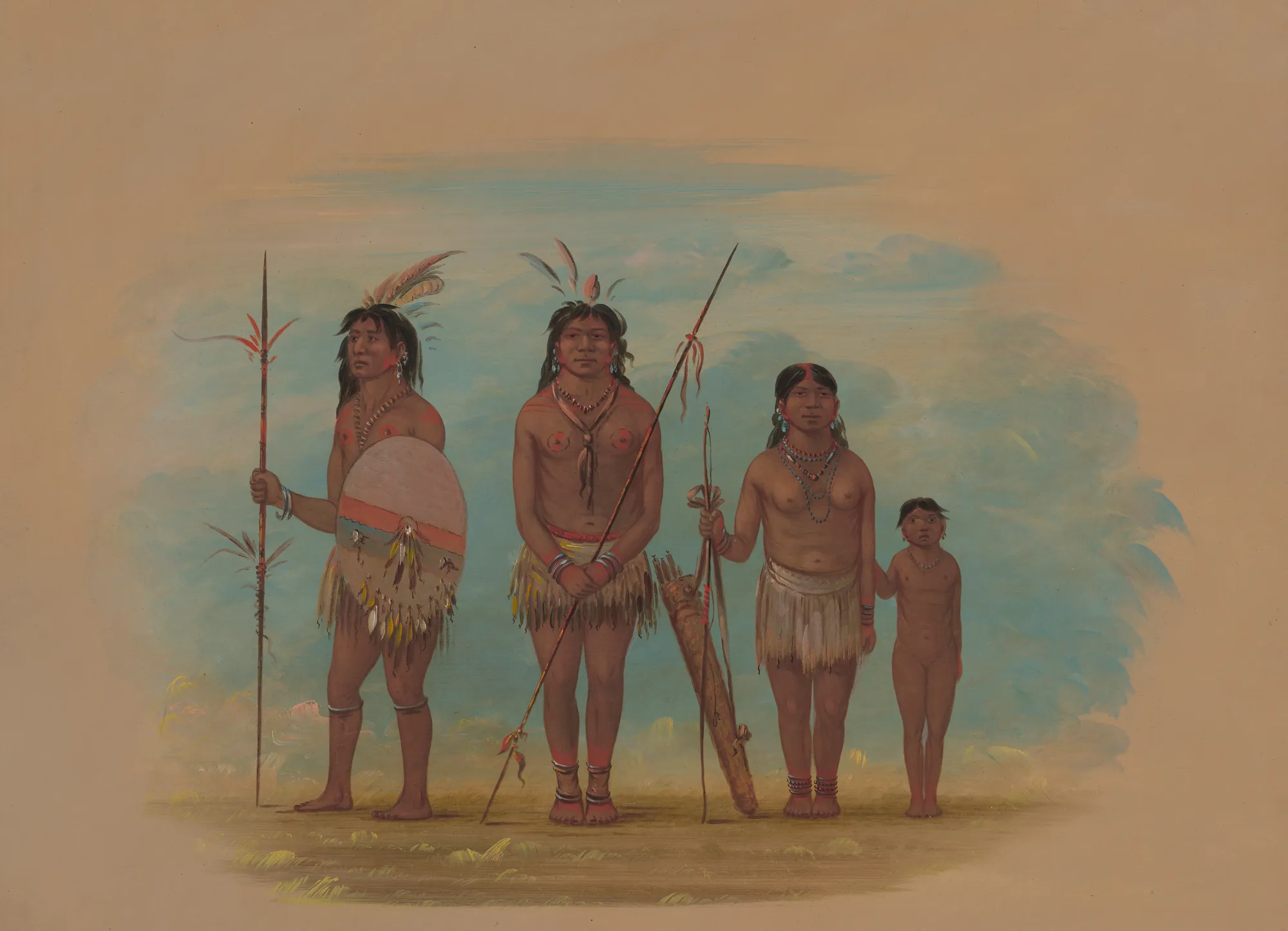 Four Xingu Indians