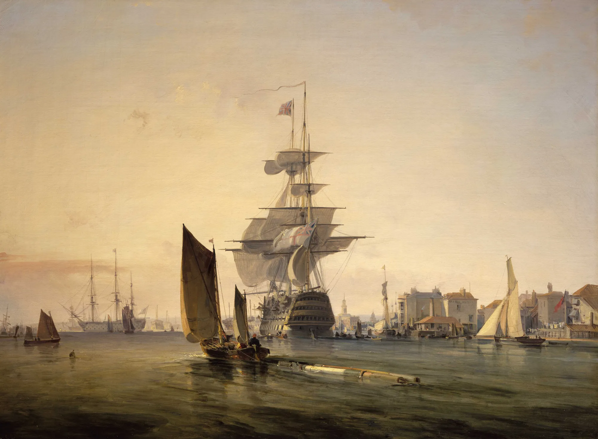 Britannia Entering Portsmouth