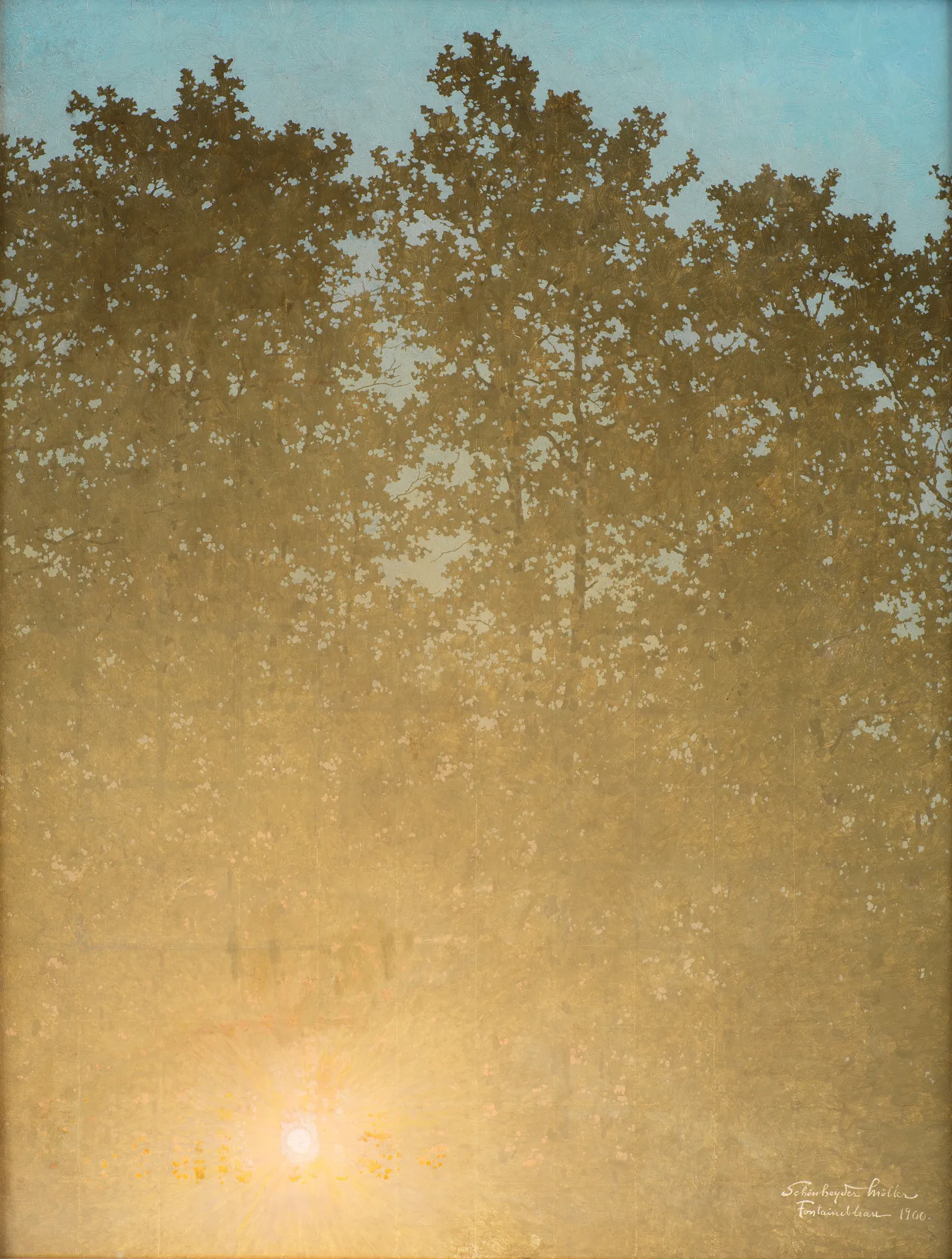 Sunset, Fontainebleau