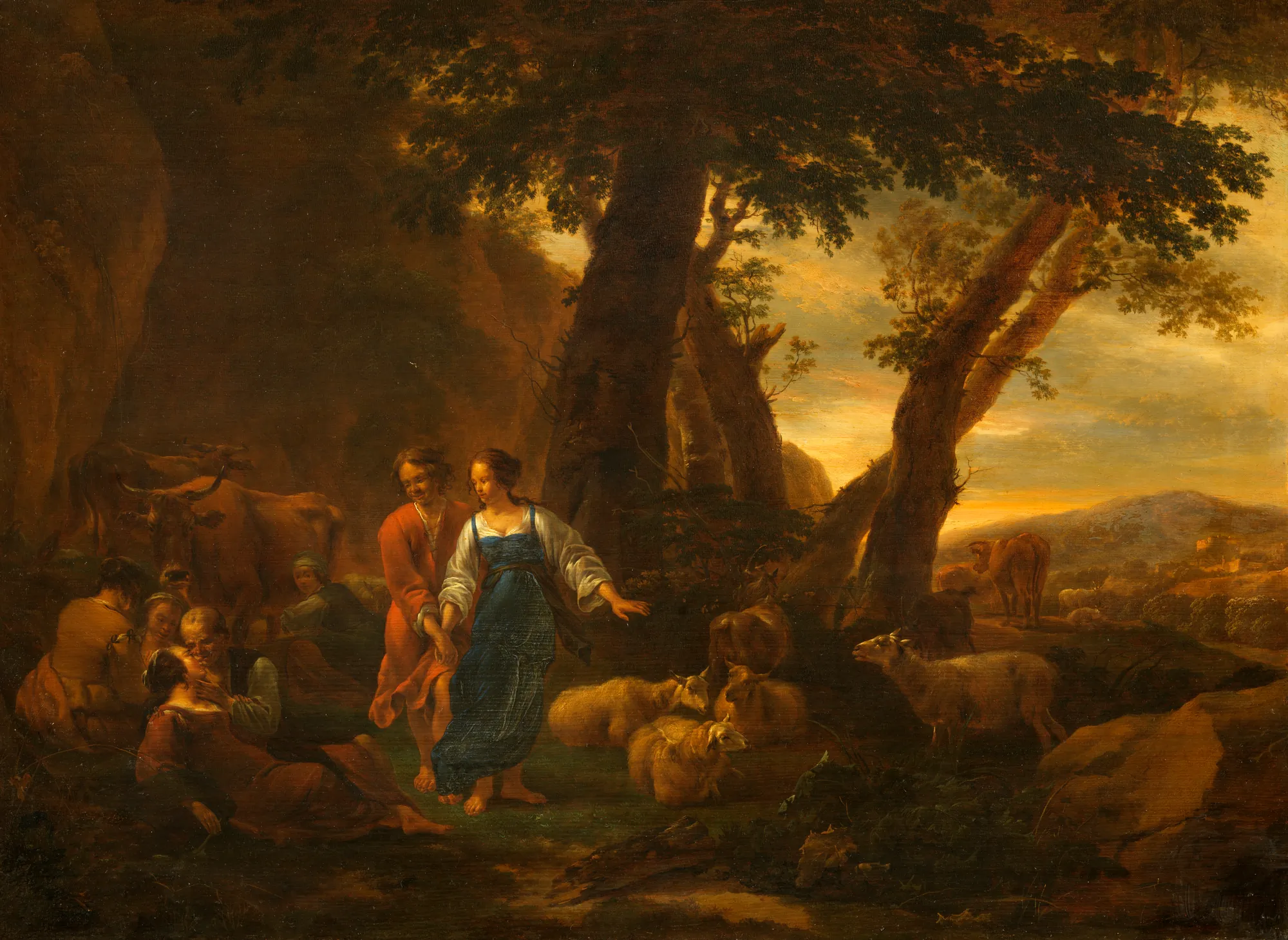 Landscape with Peasants and Cattle