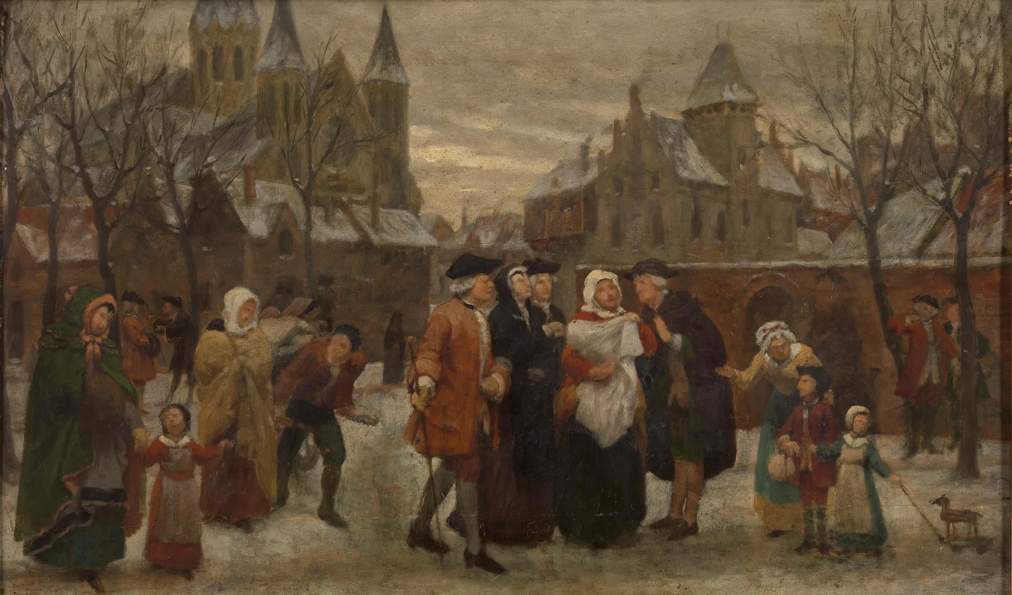 A Baptism in Flanders in the 18th Century