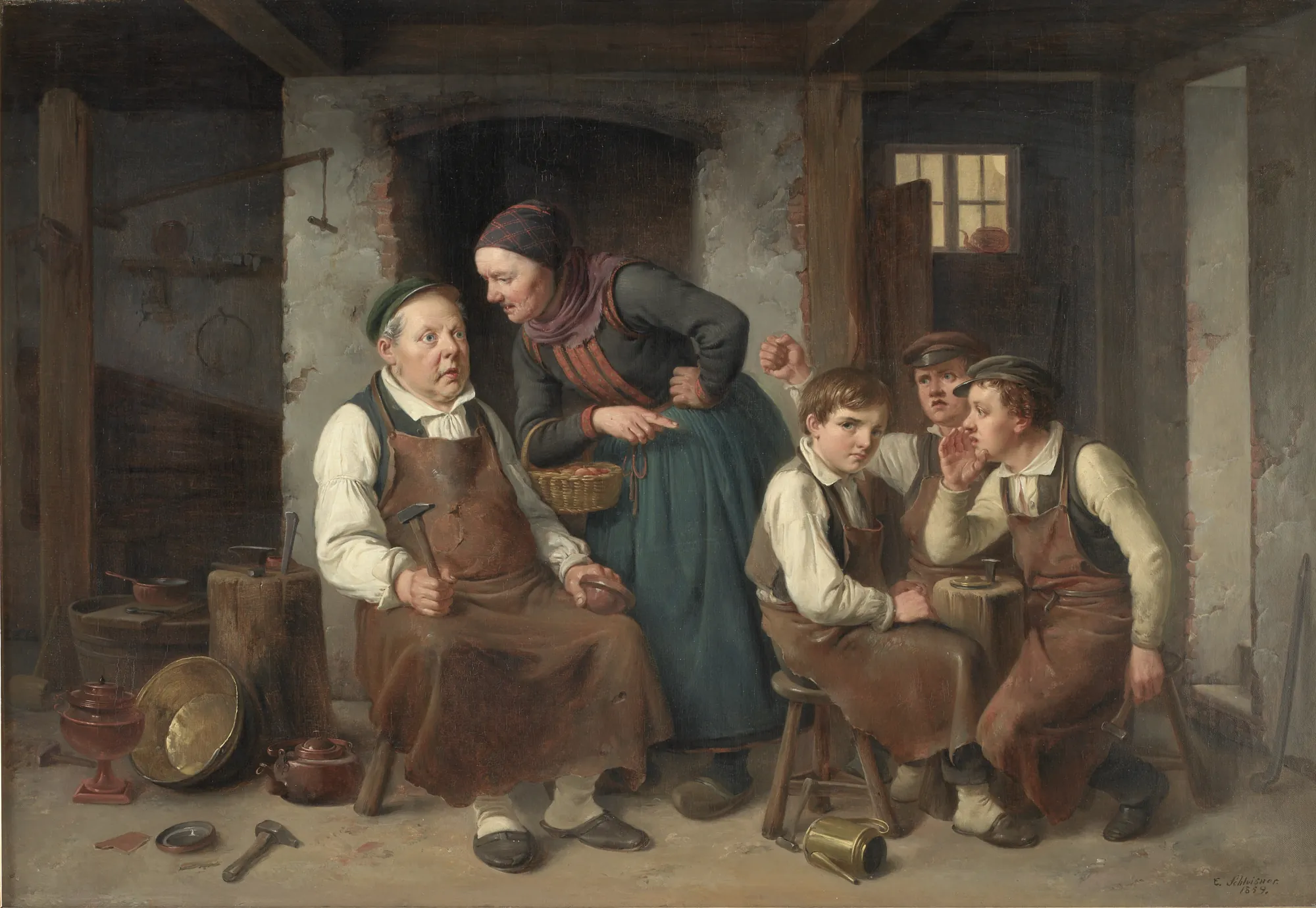 At a Coppersmith’s Workshop