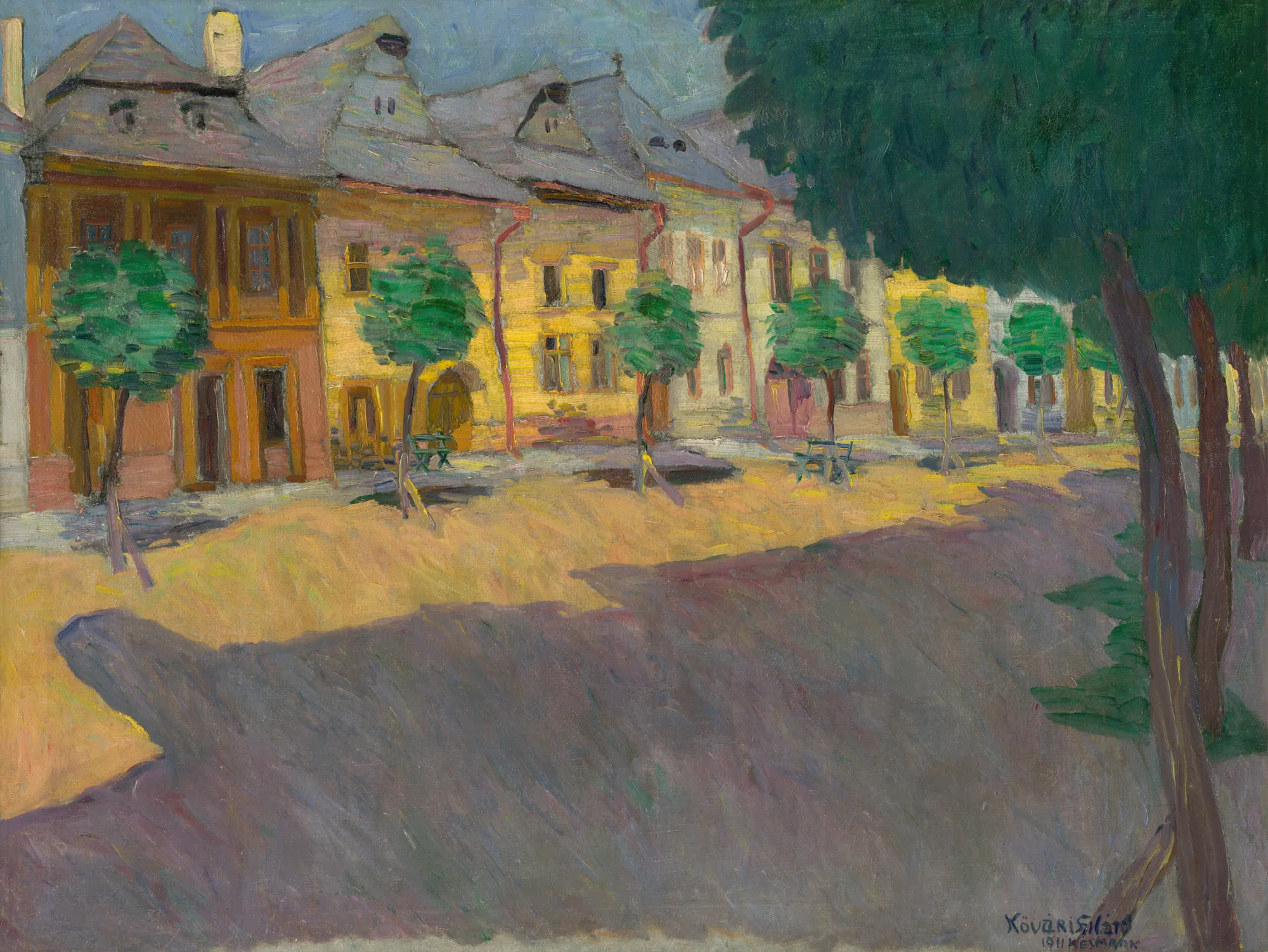 Street in Kežmarok (Ulica v Kežmarku)